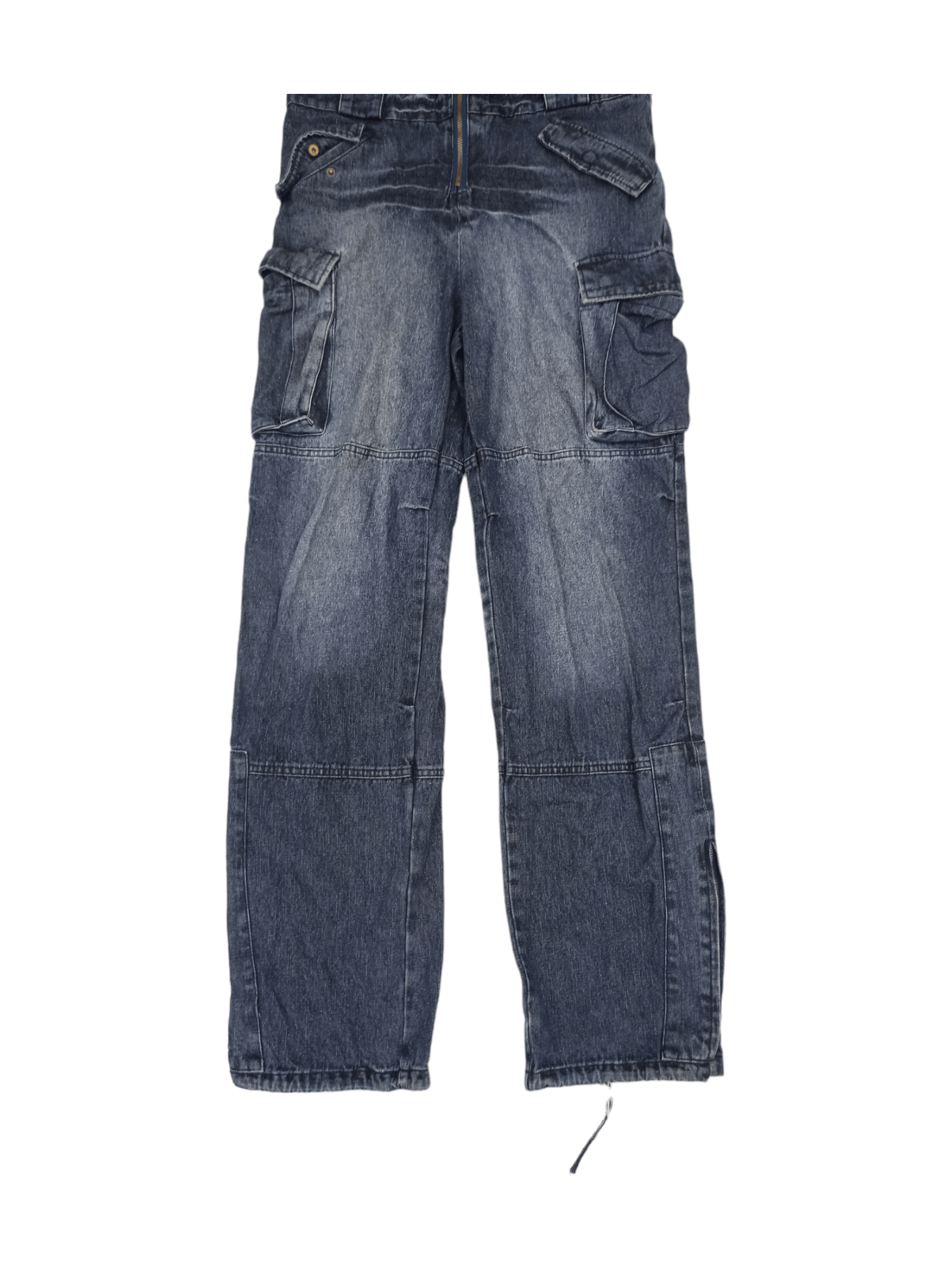 LOWBOX Lowbox 2002 Tactical Multipocket Punk Style Overall Jeans Size US 34 / EU 50 - 11 Thumbnail