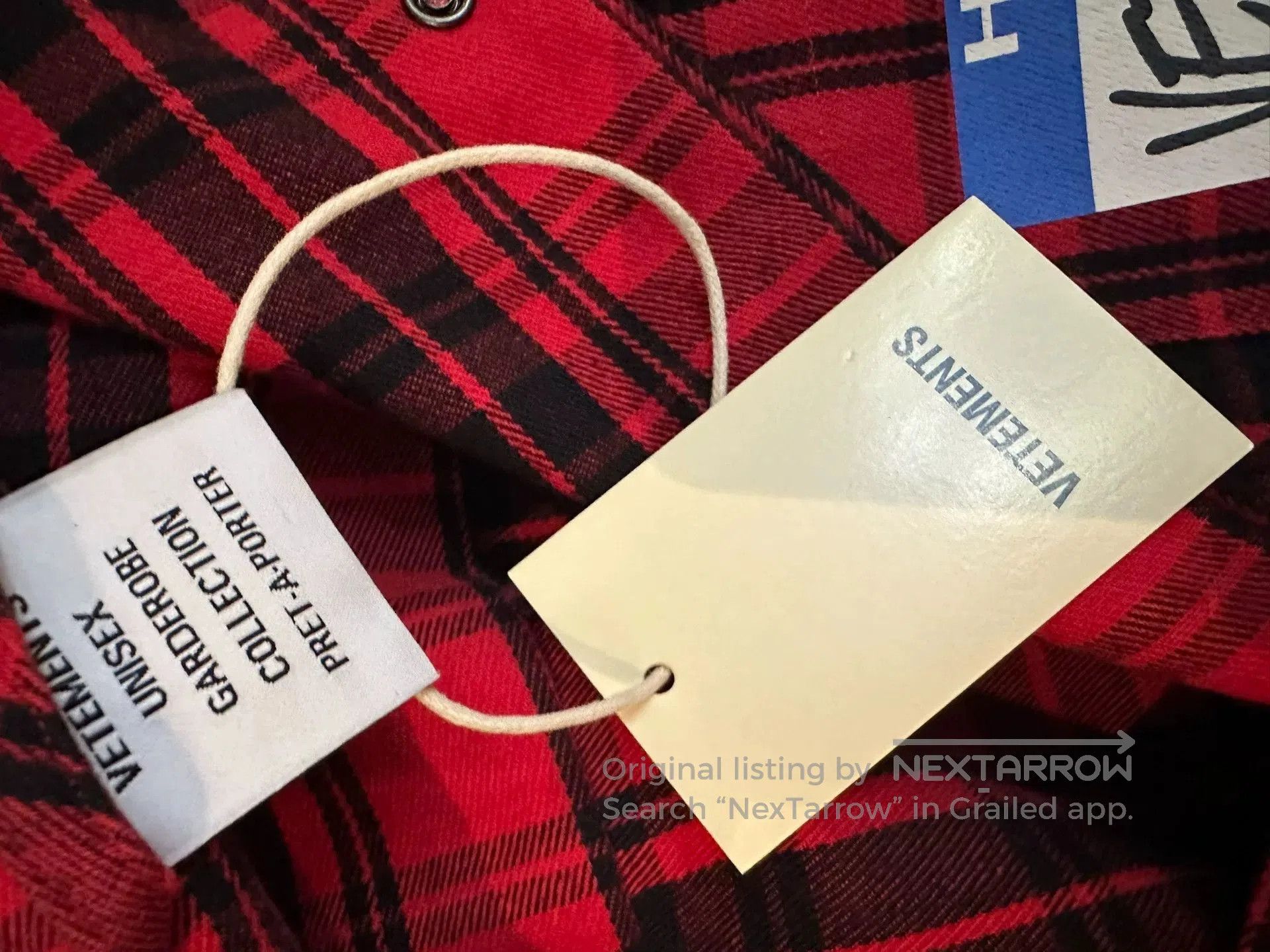 Vetements vetements fw21 red plaid shirt. Size US S / EU 44-46 / 1 - 3 Thumbnail
