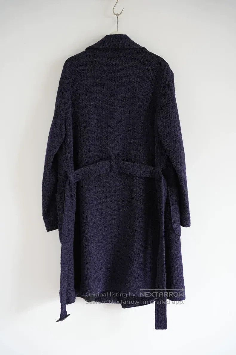 Yohji Yamamoto Yohji Yamamoto 12aw silver-button coarse-weave belt coat Size US M / EU 48-50 / 2 - 2 Thumbnail