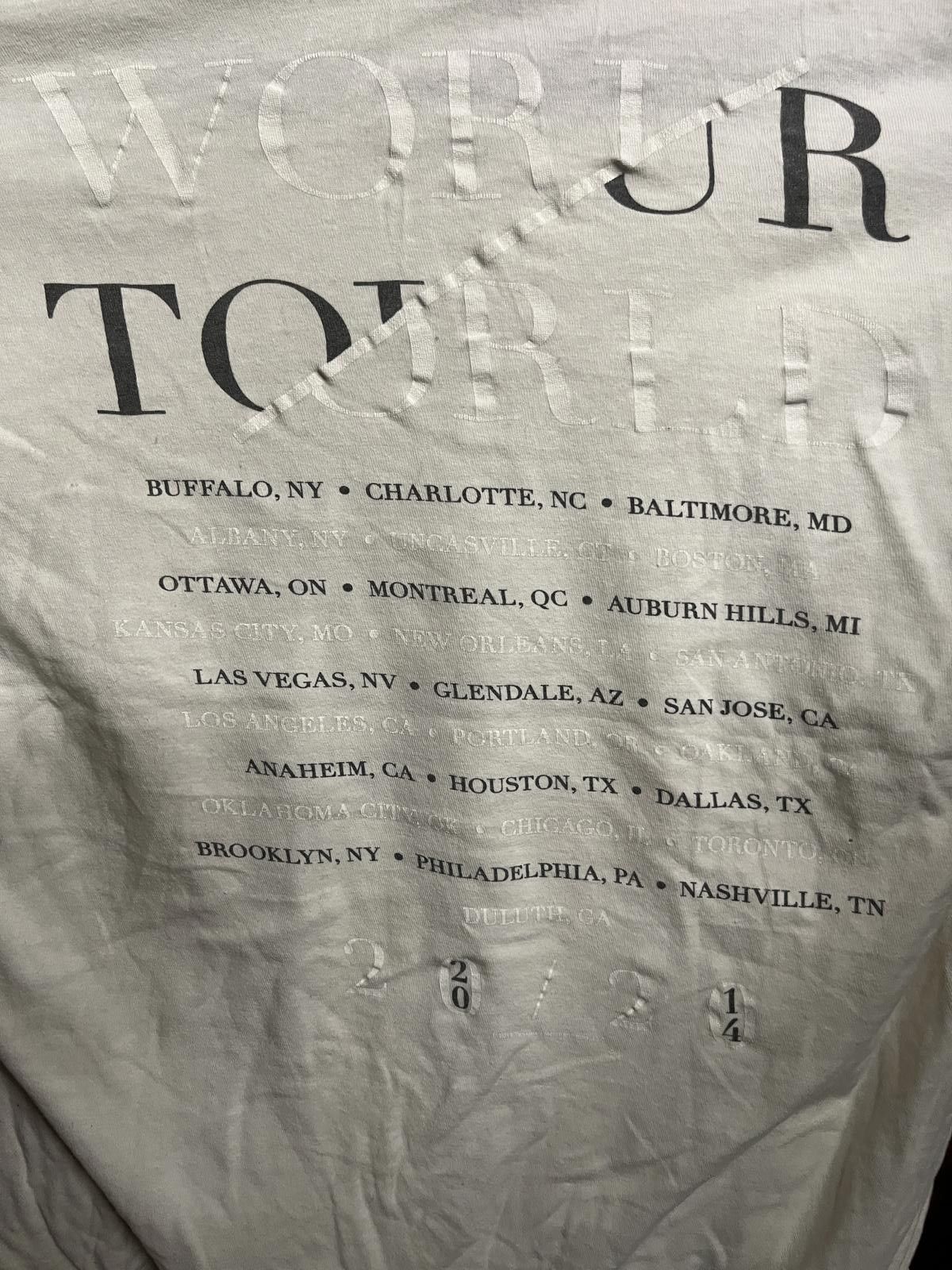 Designer Justin Timberlake World tour T-shirt - Suit / Cream 2014 - M Size M / US 6-8 / IT 42-44 - 5 Thumbnail