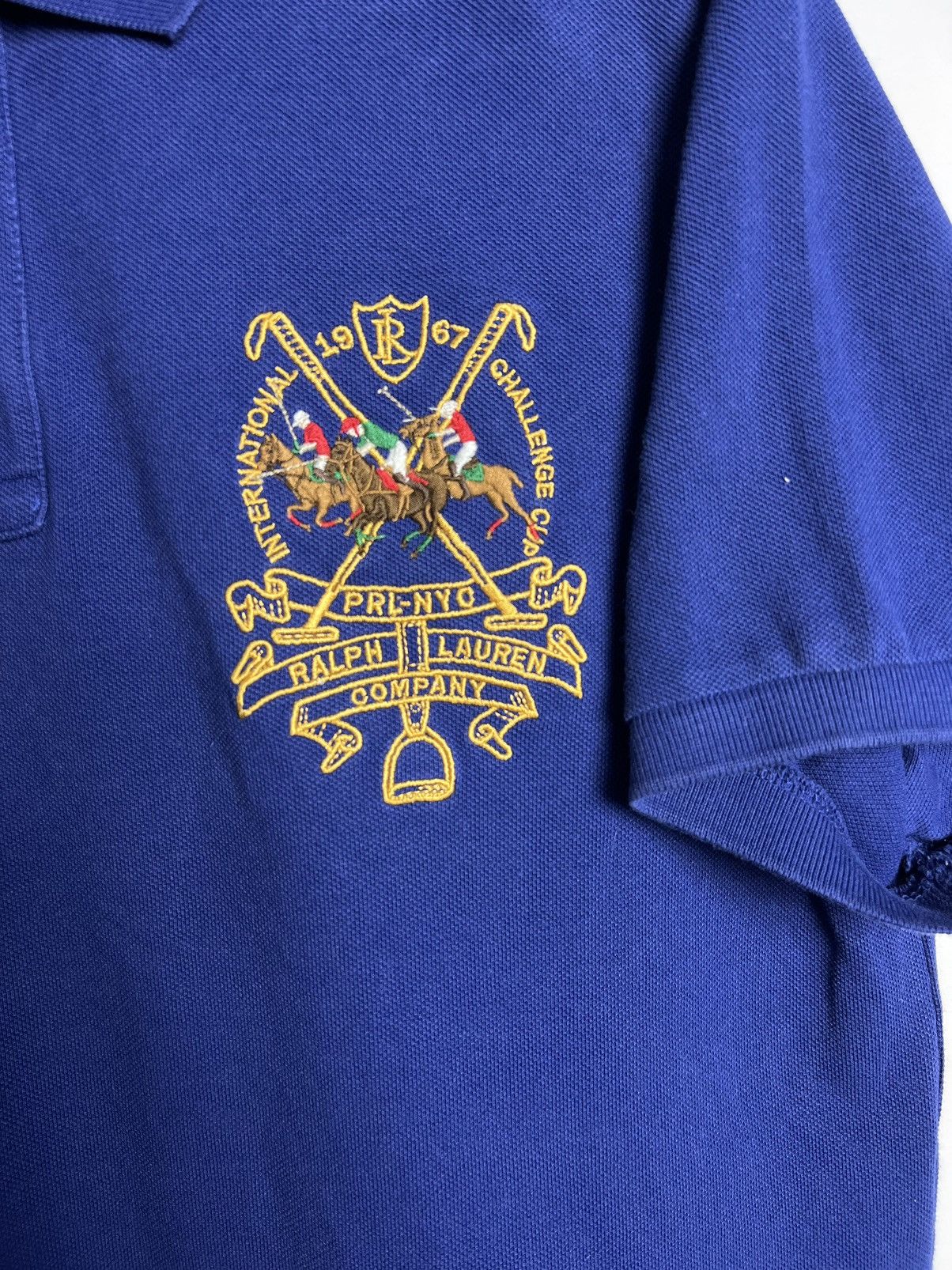 Polo Ralph Lauren × Ralph Lauren × Vintage Polo Ralph Lauren 3 Chief Keef vintage polo shirt Size US M / EU 48-50 / 2 - 2 Thumbnail