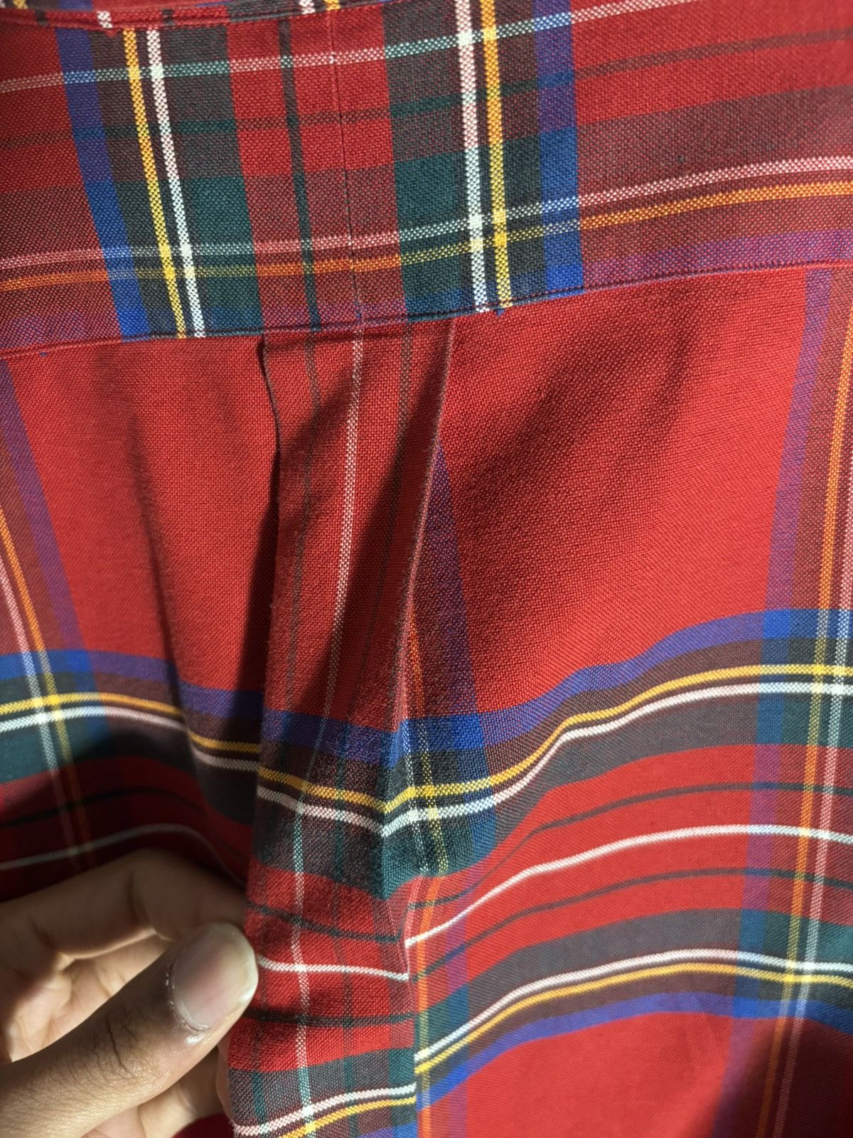 Ralph Lauren RALPH LAUREN | NWOT Classic Red Plaid Button-Down Shirt Size US L / EU 52-54 / 3 - 8 Thumbnail