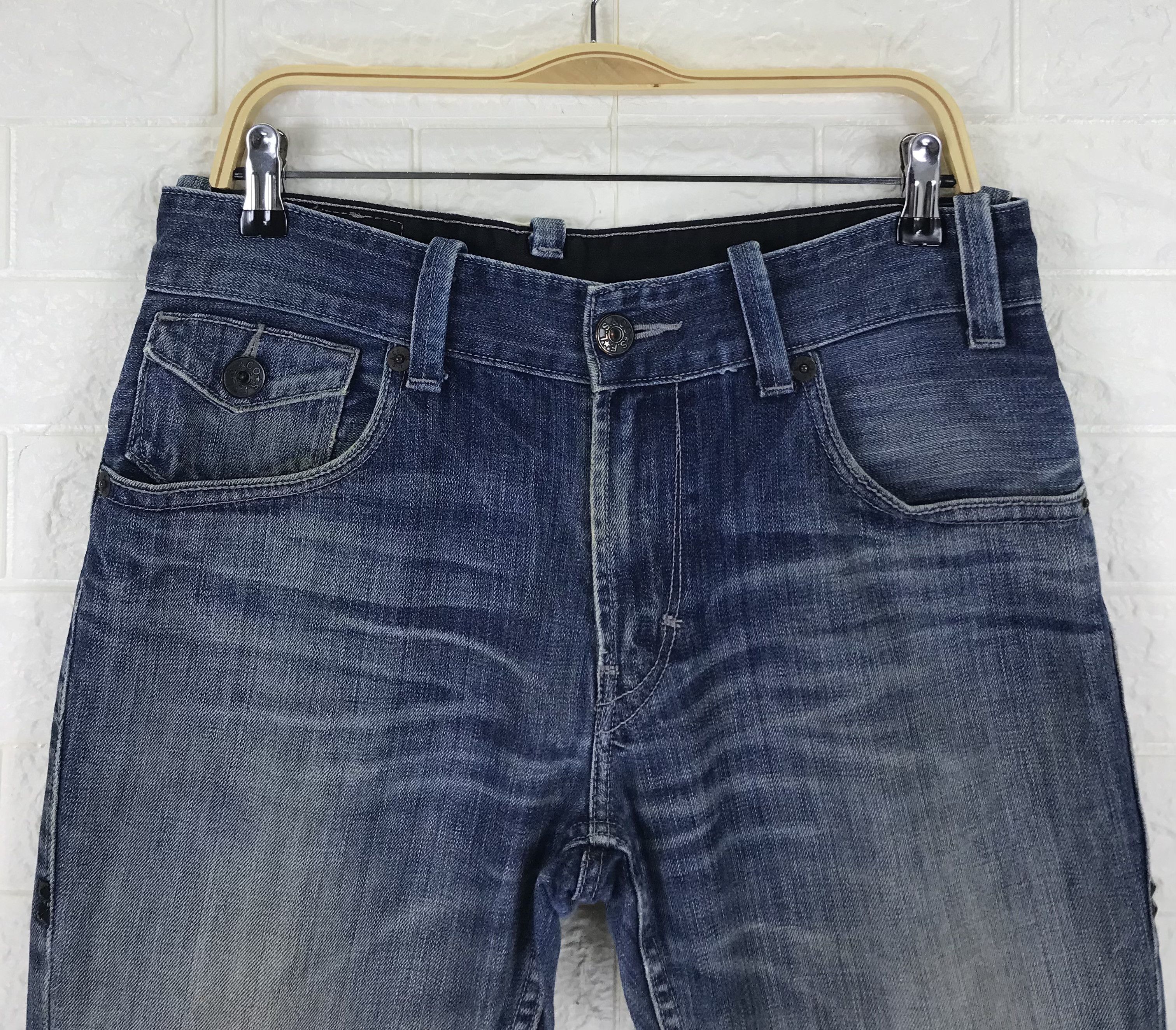 Levi's Vintage Levi's 511 Buckle Back Jeans Distressed Denim Size US 32 / EU 48 - 6 Thumbnail