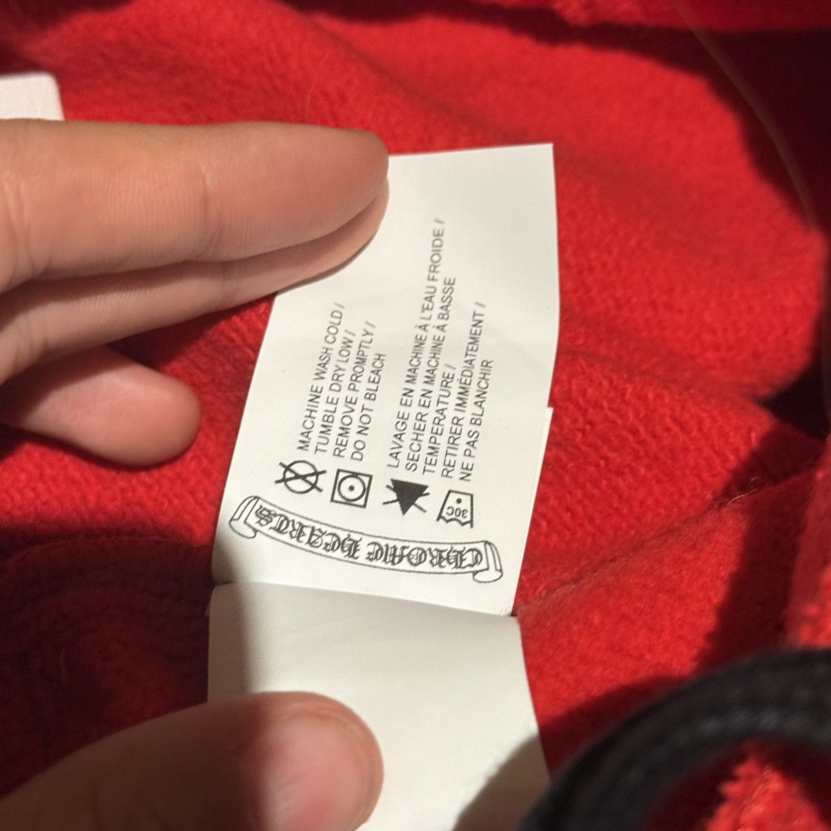 Chrome Hearts King Taco Red & White Triple Cross Embroidered Sweatpants L Size US 34 / EU 50 - 9 Thumbnail