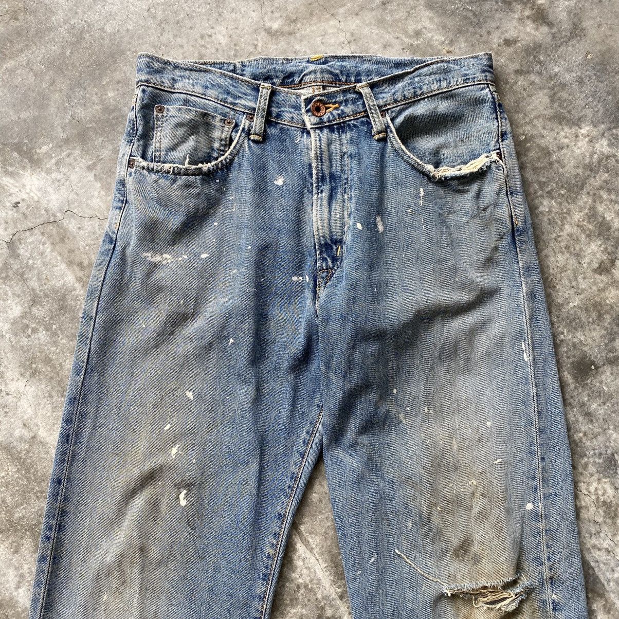 Vintage Vintage Y2K Edwin Selvedge Distressed w32 Size US 32 / EU 48 - 2 Thumbnail