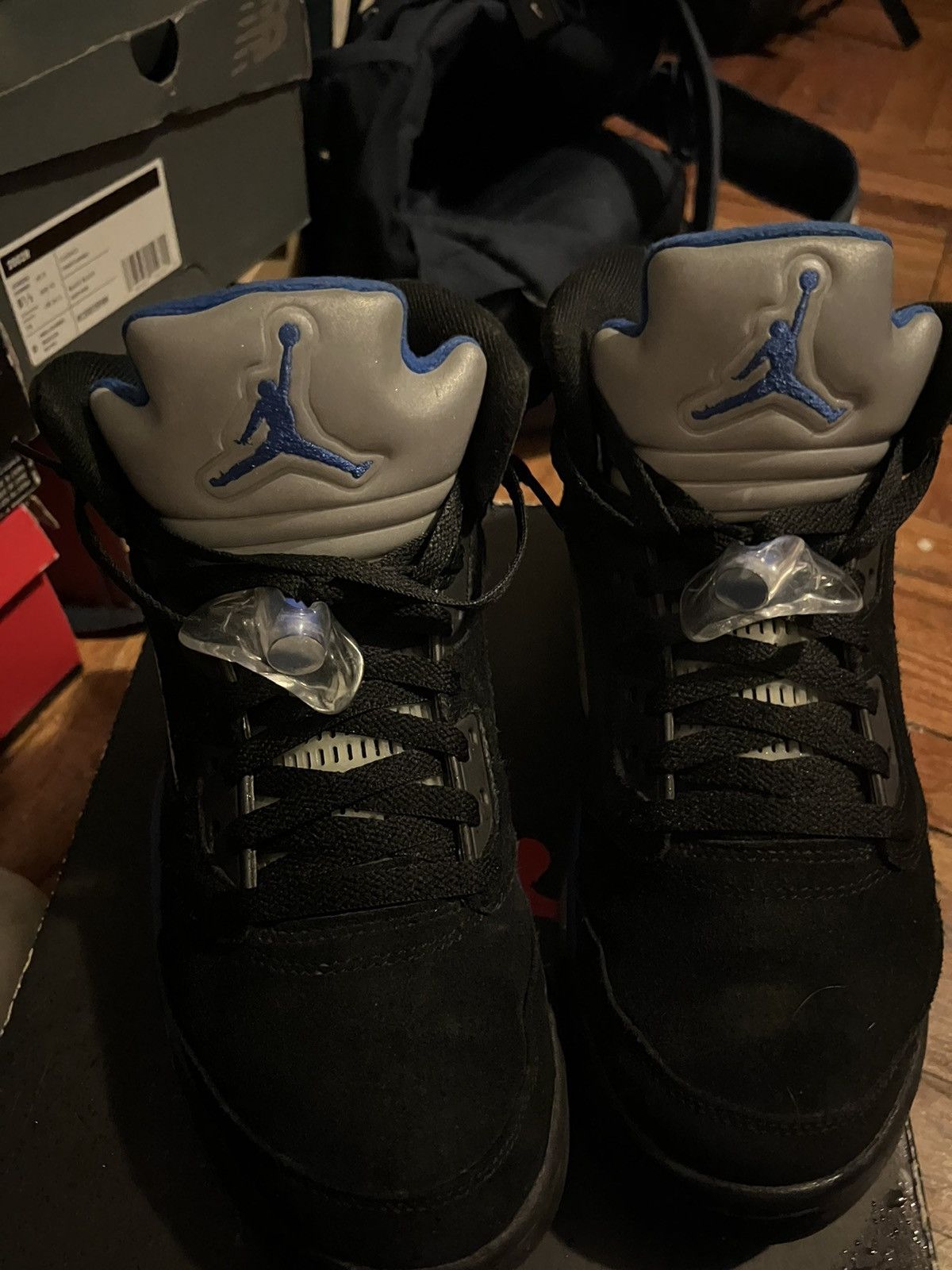 Nike Racer Blue Jordan 5s Size 8.5 | Grailed