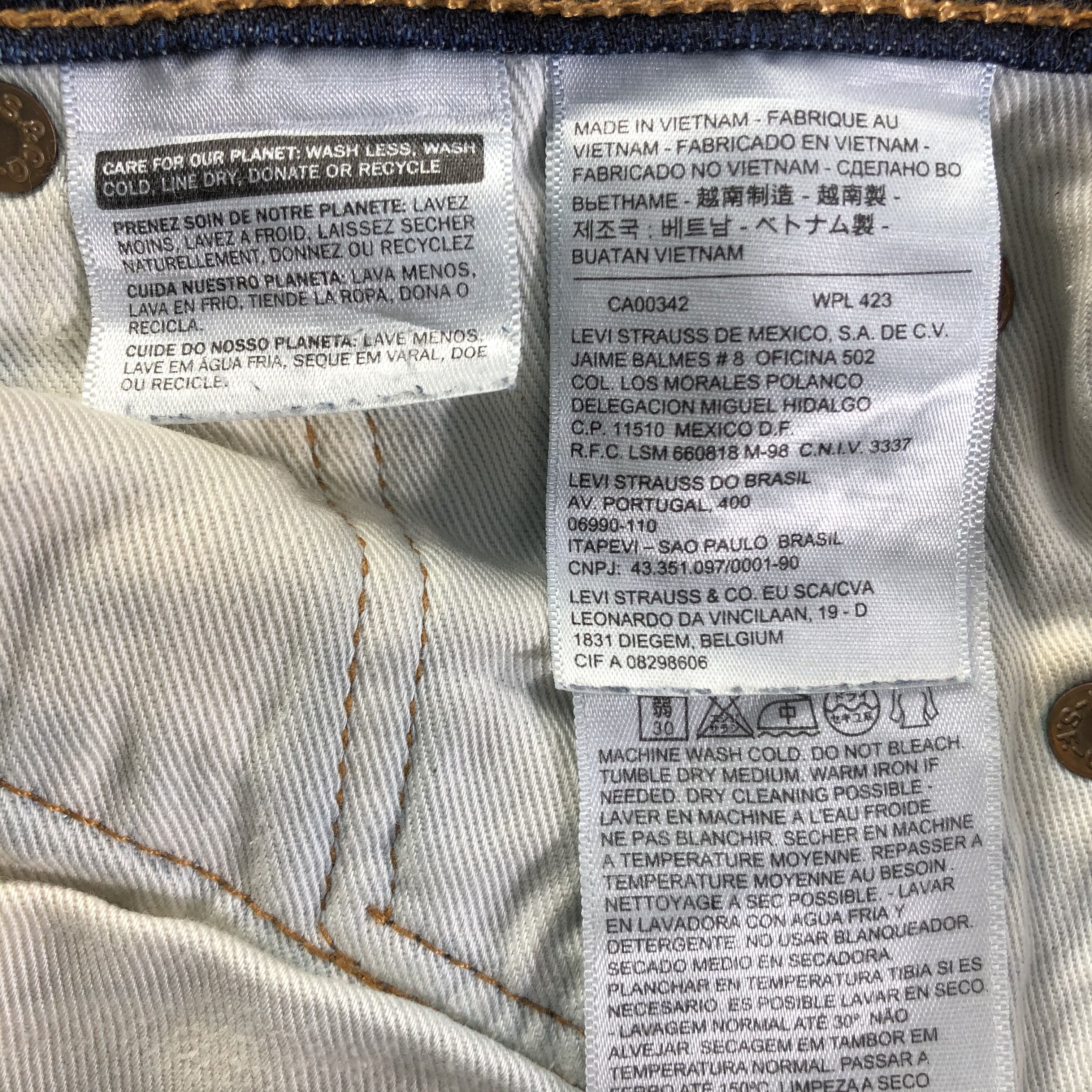 Levi's × Vintage Vintage Blue Wash Levis 513 Jeans-JM3317 Size US 31 - 10 Thumbnail