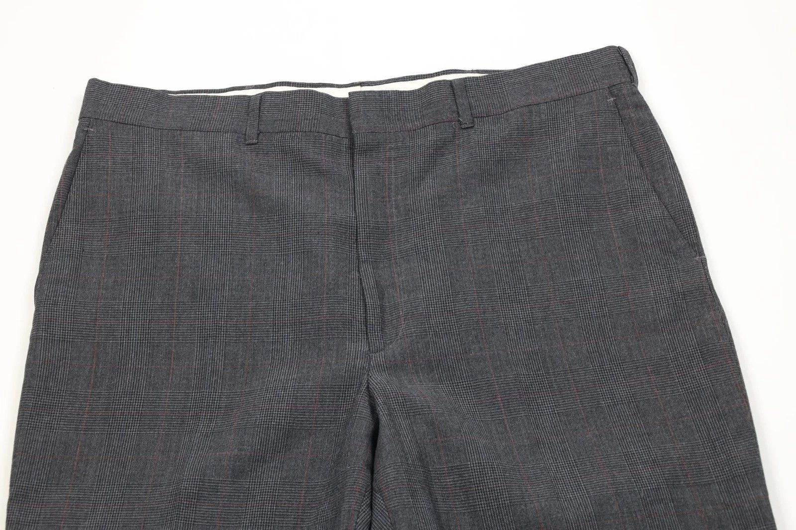 Vintage Vintage 70s Streetwear Wide Leg Chino Pants Plaid Size US 36 / EU 52 - 2 Thumbnail