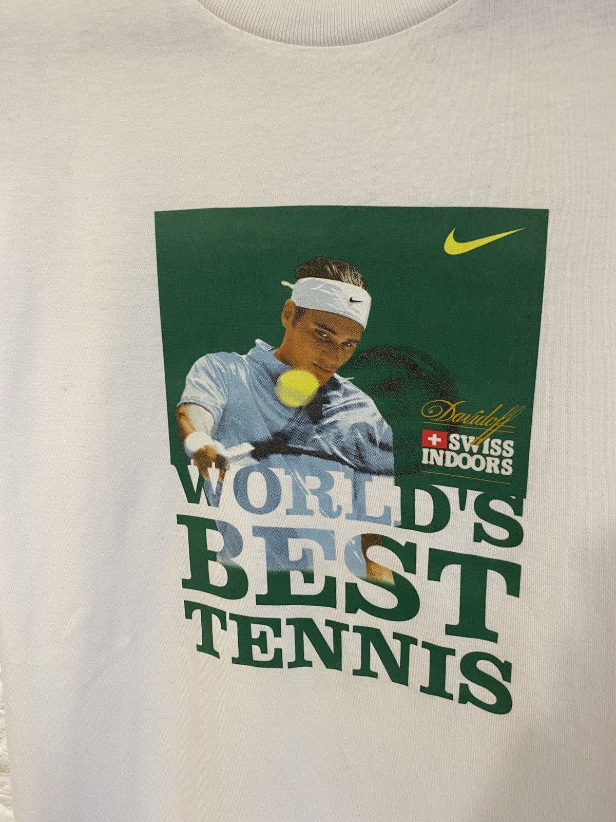Vintage Vintage Nike Roger Federer World Best Tennis T-Shirt Size US M / EU 48-50 / 2 - 3 Thumbnail
