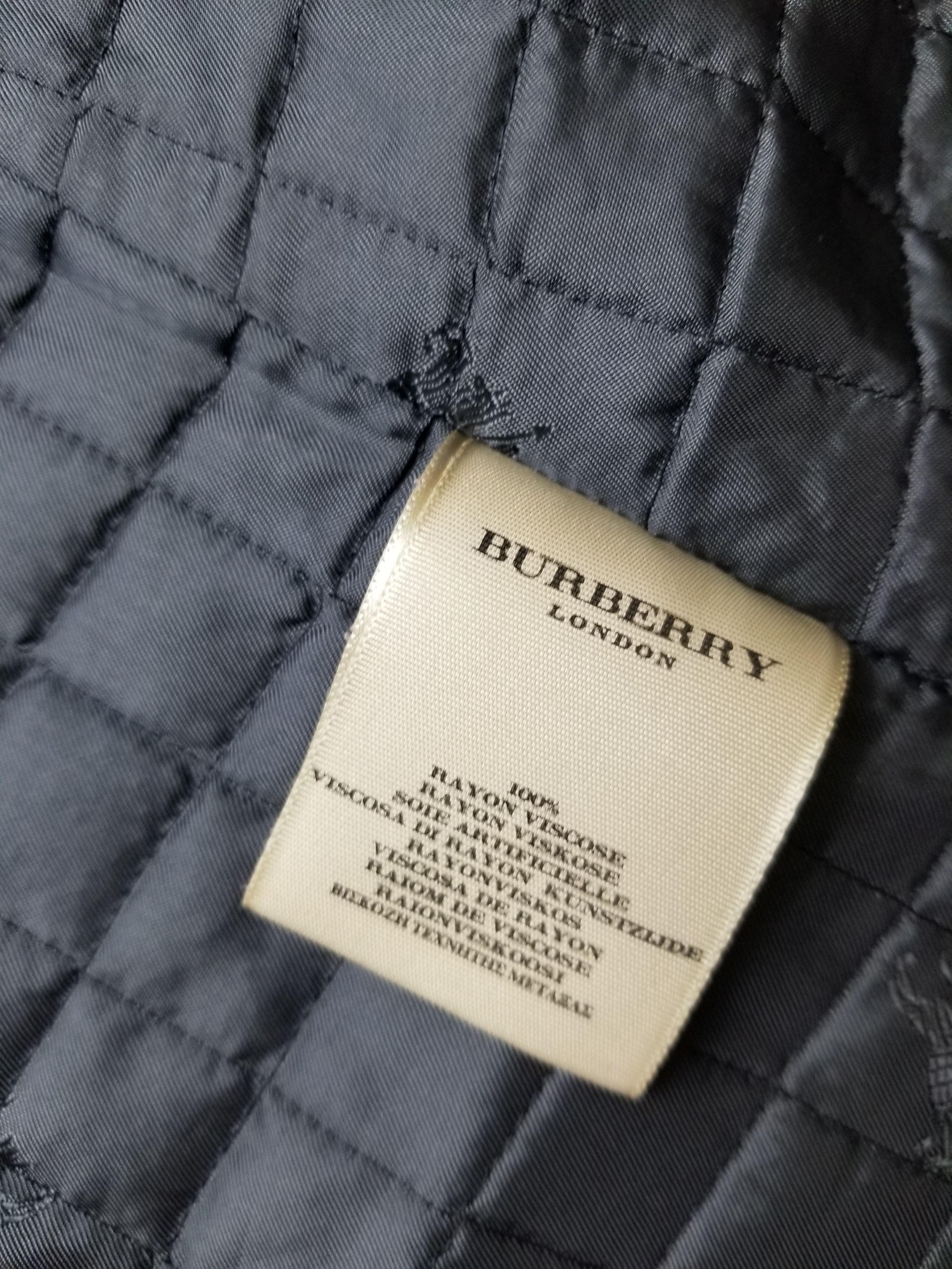 Burberry Burberry Womens Blue Quilted Inner Liner Vest Size ONE SIZE - 7 Thumbnail