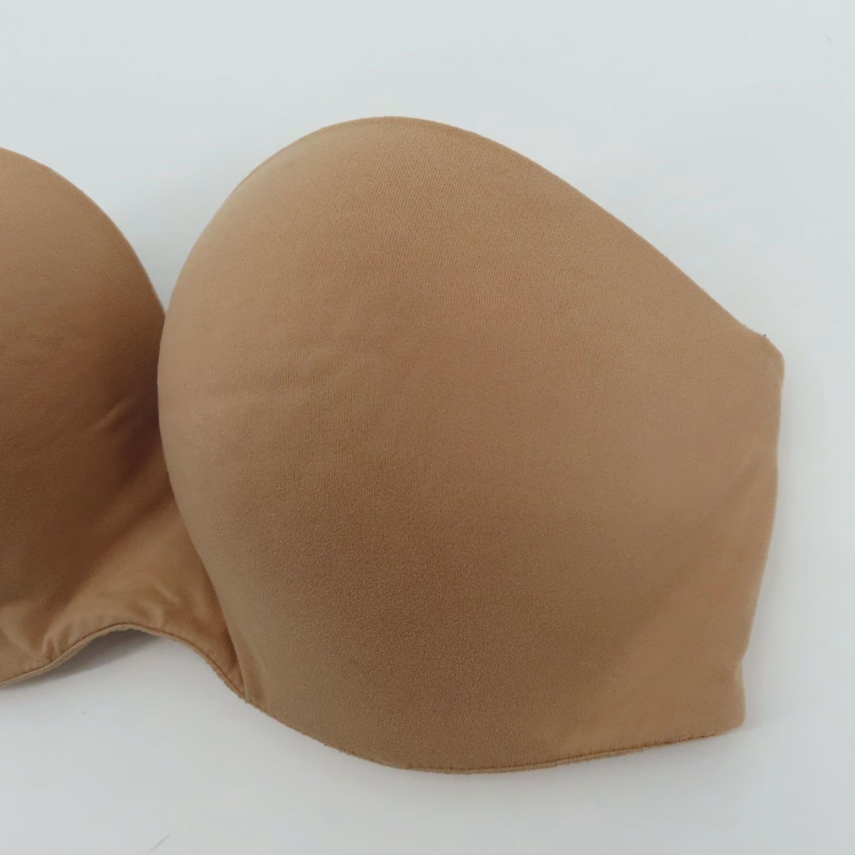Victoria's Secret Victoria's Secret Body by Victoria Strapless Underwire Padded 34DD Beige Bra (T-Shirt) Womens Size ONE SIZE - 4 Thumbnail