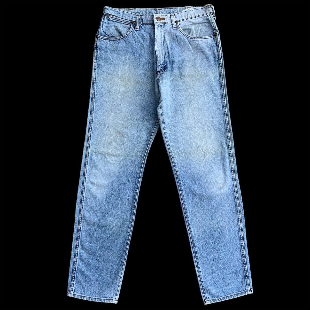 Japanese Brand Vintage Japan Wrangler Distressed Denim Jeans W32 Size US 32 / EU 48 - 1 Thumbnail