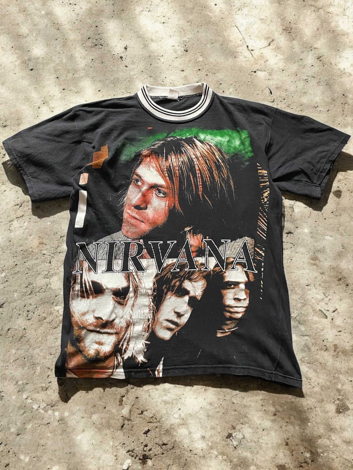 Band Tees × Nirvana × Vintage Vintage Nirvana 90s euro boot t 