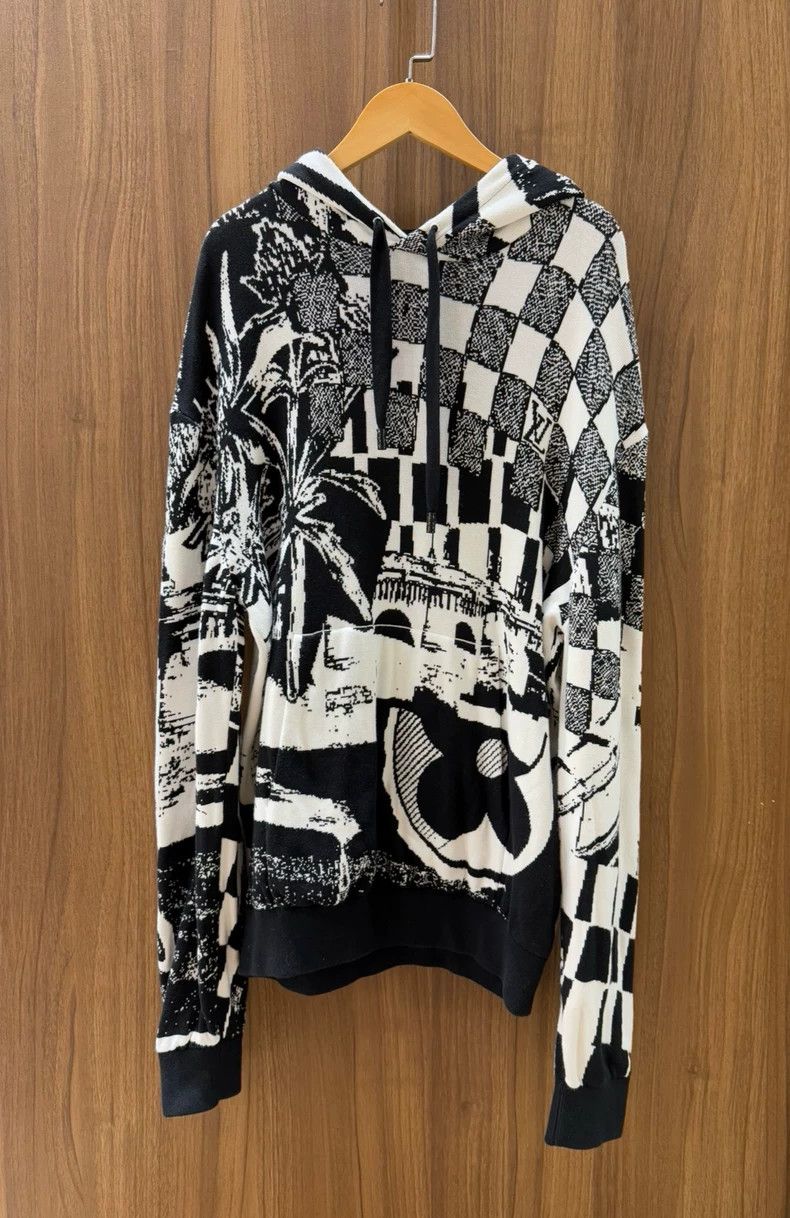 Louis Vuitton Louis Vuitton Paris Collage Knit Hoodie Size US S / EU 44-46 / 1 - 1 Thumbnail