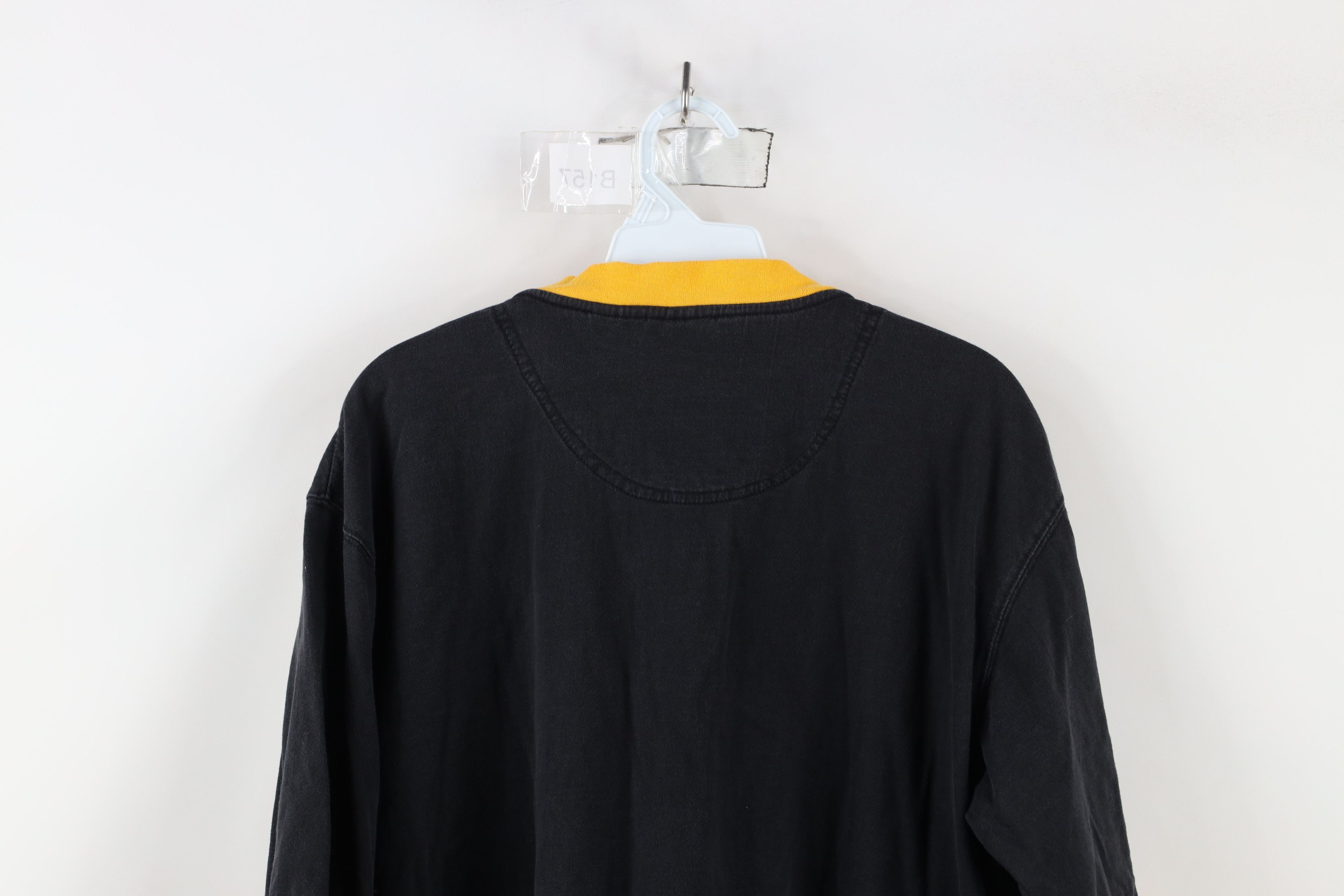 Vintage Vintage Y2K 2000 Pittsburgh Steelers Football Henley T-Shirt Size US L / EU 52-54 / 3 - 12 Thumbnail