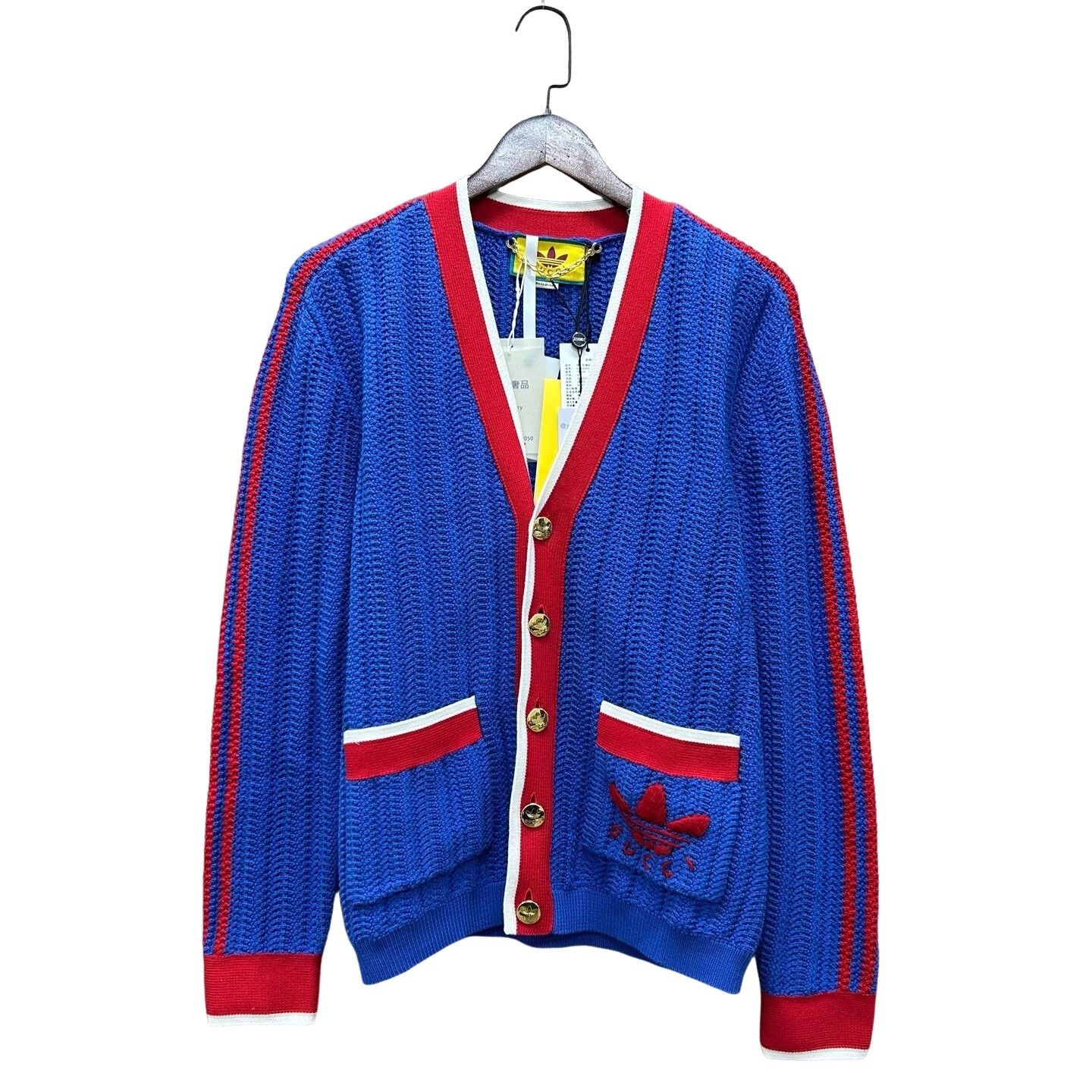 Gucci Gucci x Adidas Trefoil Logo Knit Cardigan Size XS Size US XS / EU 42 / 0 - 1 Thumbnail