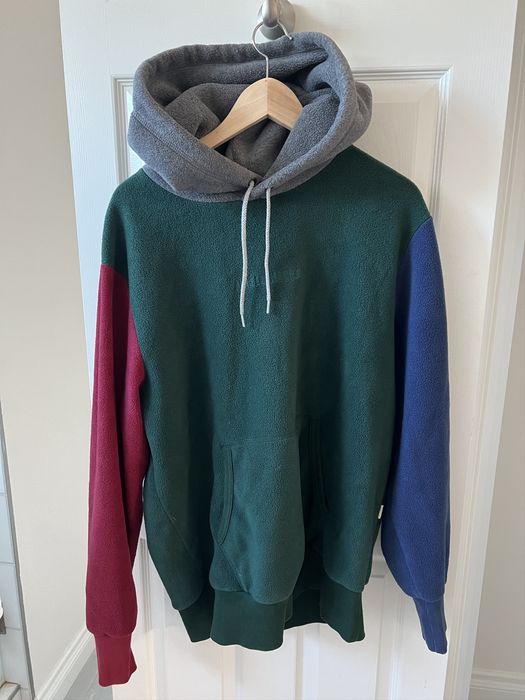 Aime leon dore outlet color blocked hoodie