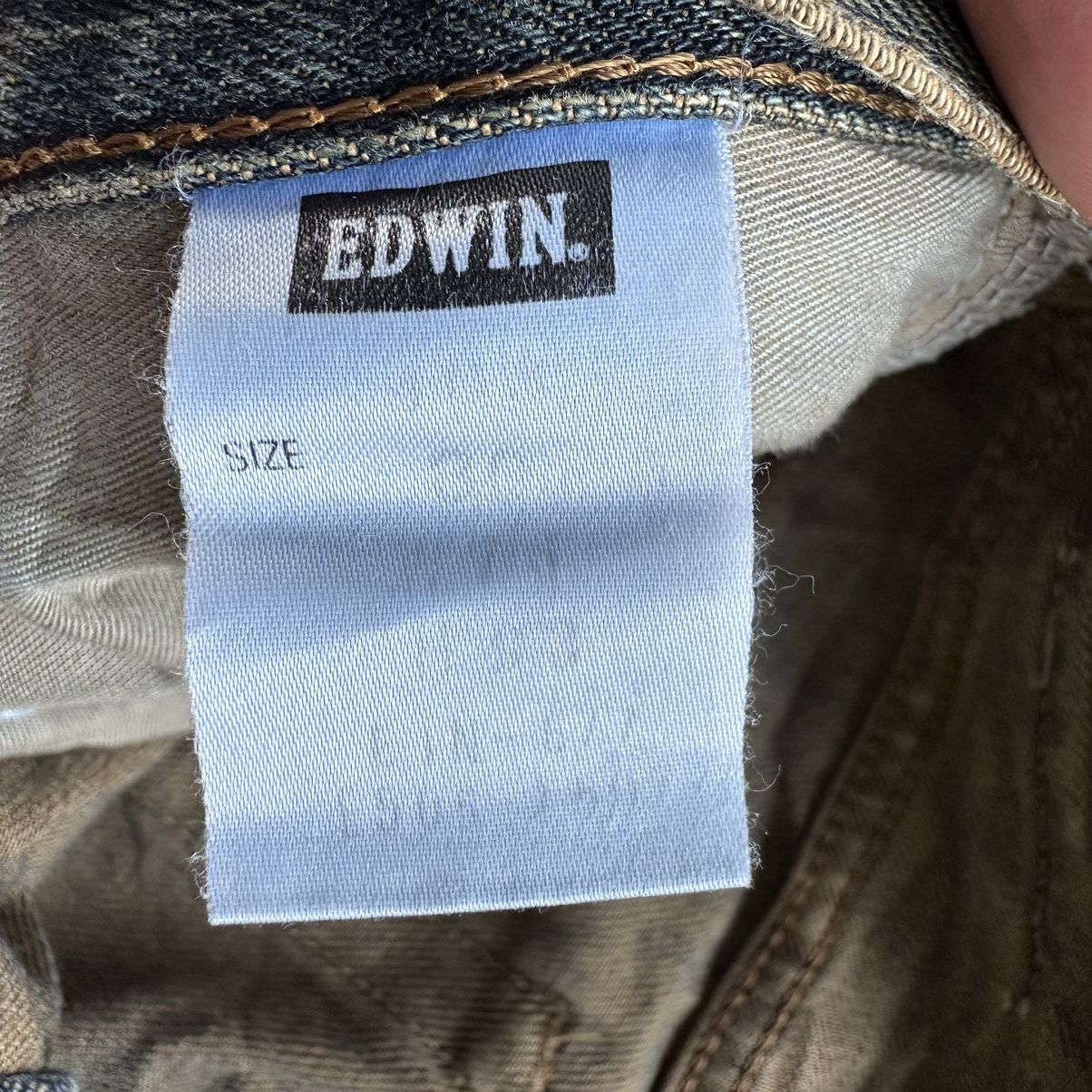 Japanese Brand Vintage Edwin Distressed Rusty Faded Denim Jean Pant Size US 30 / EU 46 - 9 Thumbnail