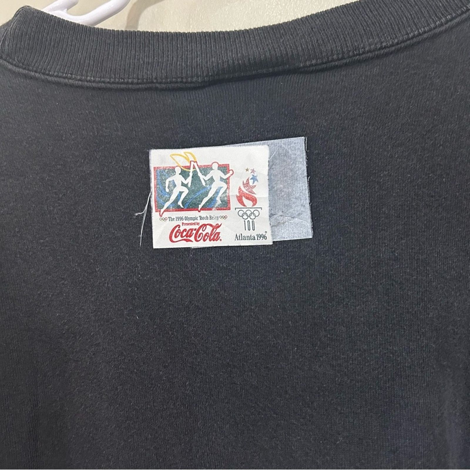 Hanes Vintage 1996 Atlanta Olympic Torch Relay Sweatshirt Size US XL / EU 56 / 4 - 5 Thumbnail