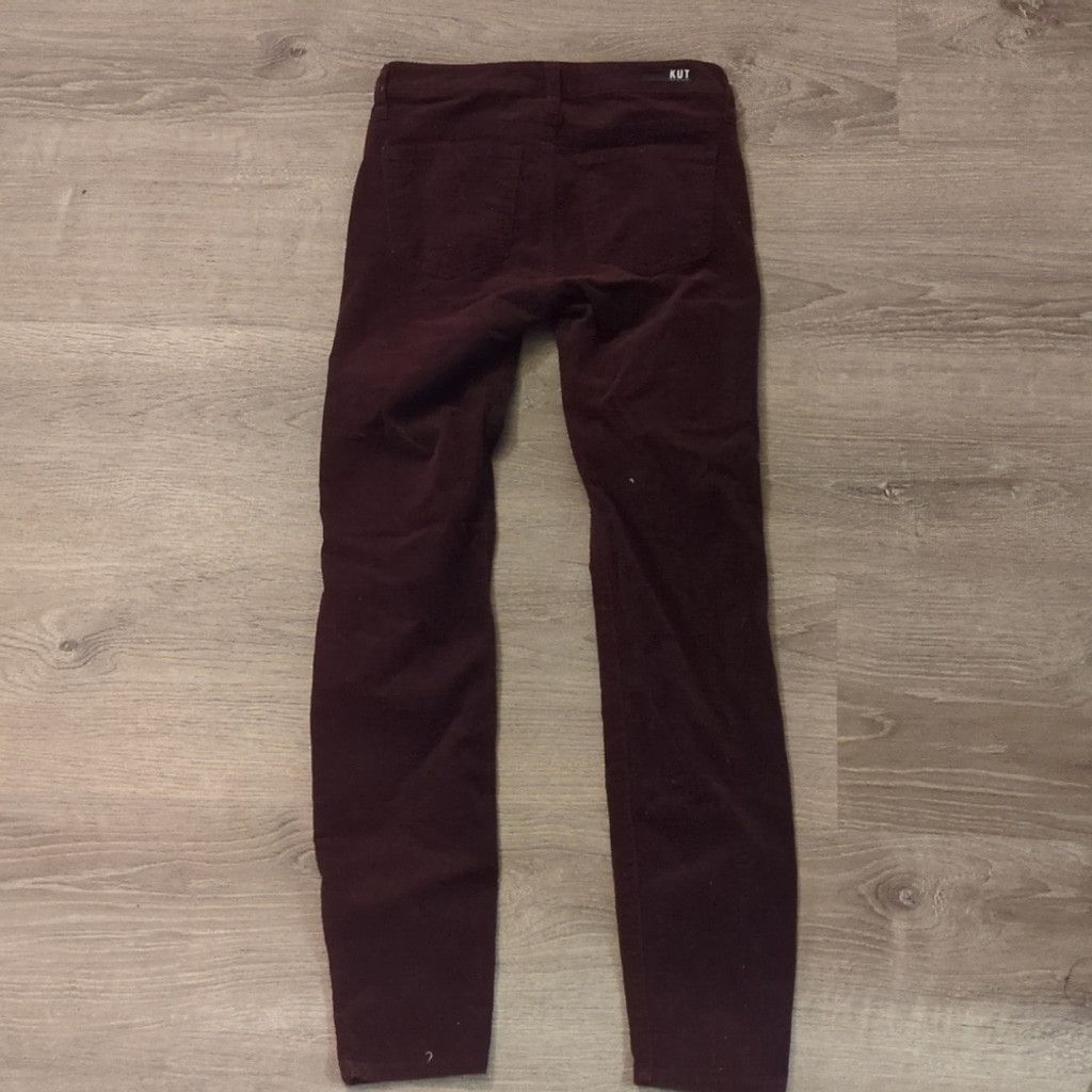 Other Kut from the kloth skinny purple corduroy jeans size 00 Size 24" / US 00 / IT 34 - 4 Thumbnail