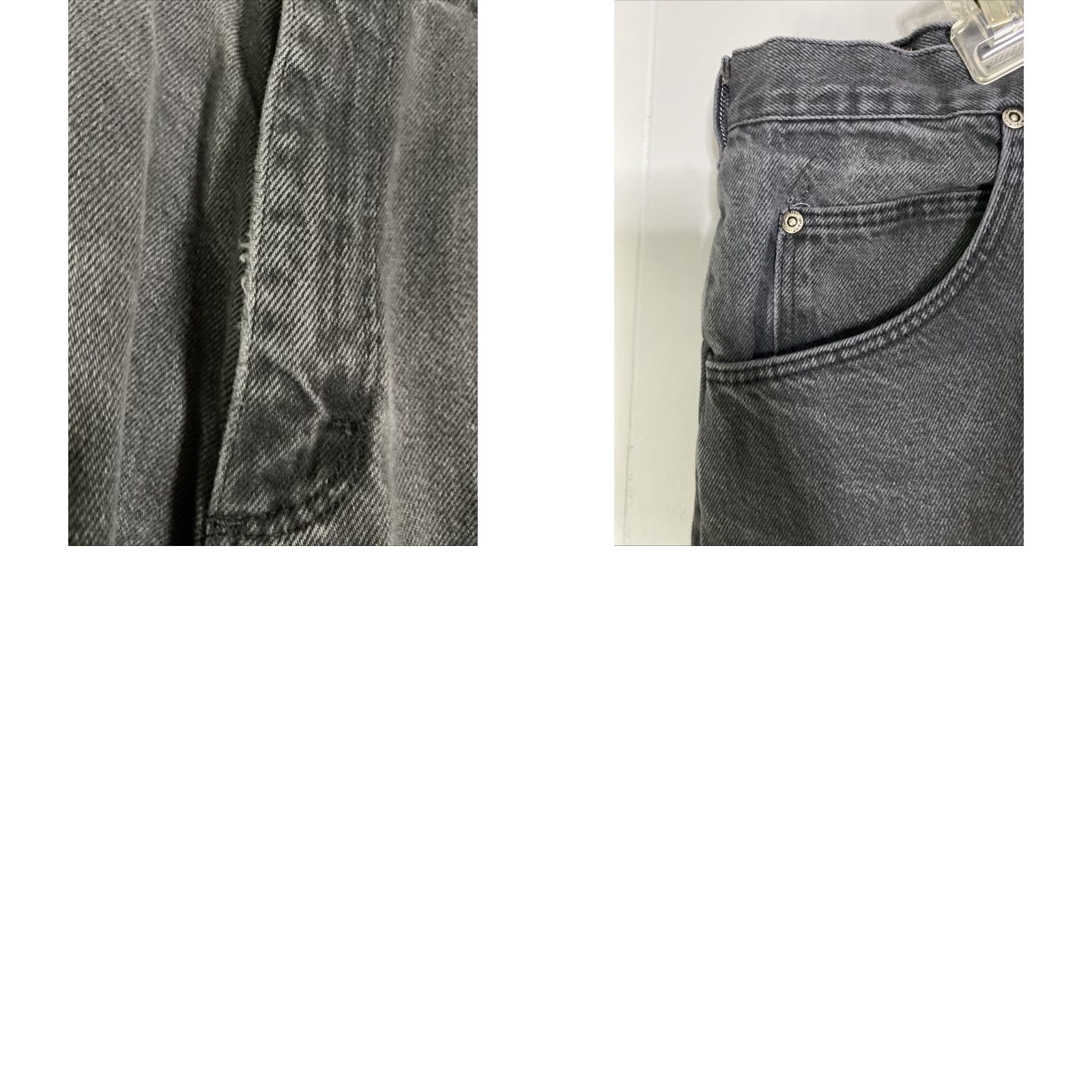 Wrangler VINTAGE Wrangler Jeans 33x28 Black Faded Cowboy Casual Size US 33 - 9 Thumbnail