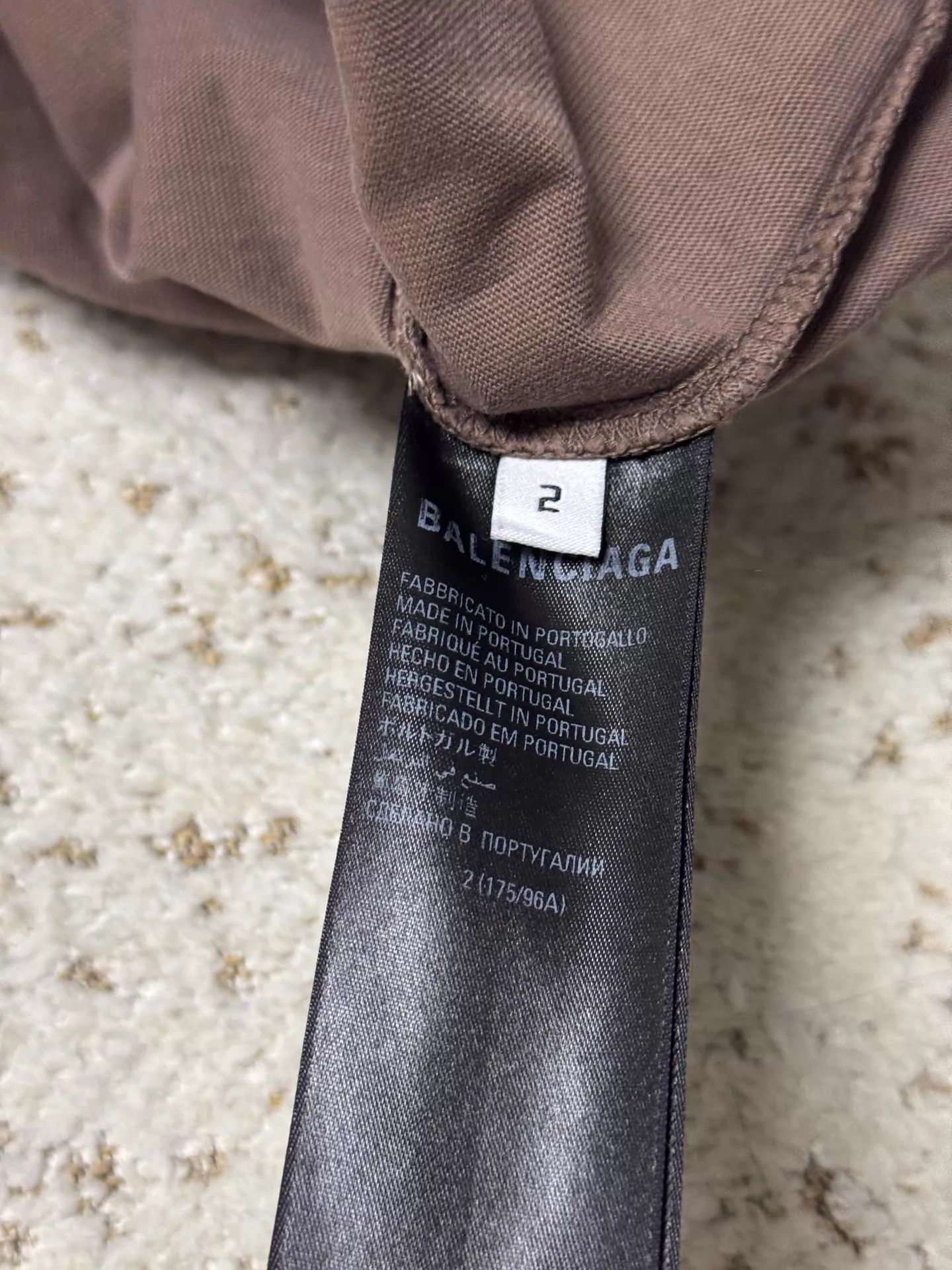 Balenciaga Balenciaga Oversized Distressed Short Sleeve Tee Size 2 Size US M / EU 48-50 / 2 - 4 Thumbnail