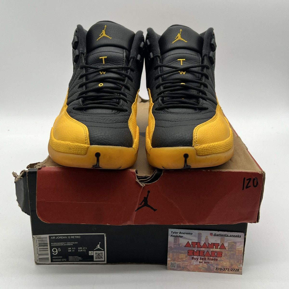 Jordan Brand Air Jordan 12 University Gold Size US 9.5 / EU 42-43 - 2 Thumbnail
