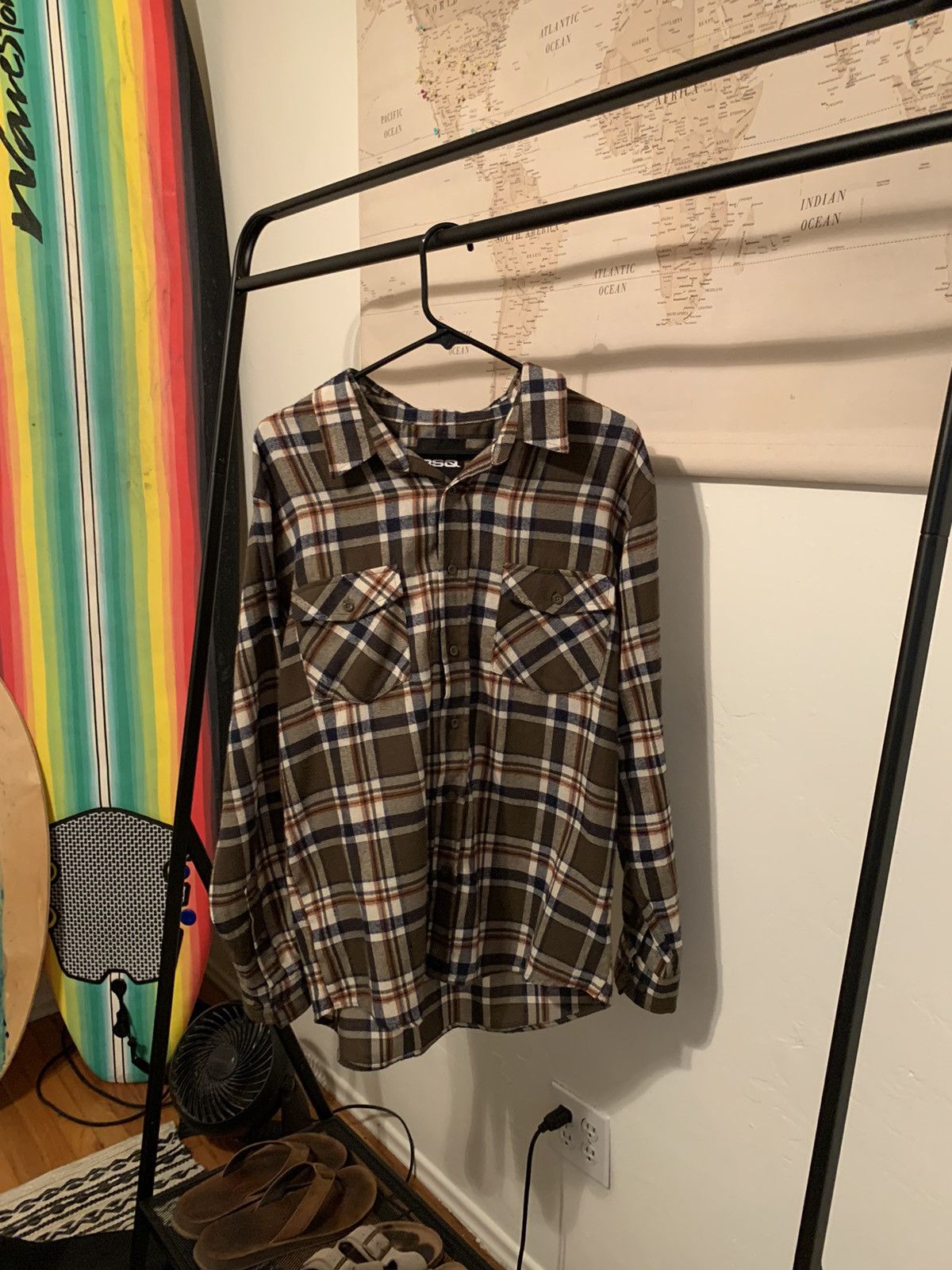 Rsq RSQ Brown Flannel - M Size US M / EU 48-50 / 2 - 1 Thumbnail