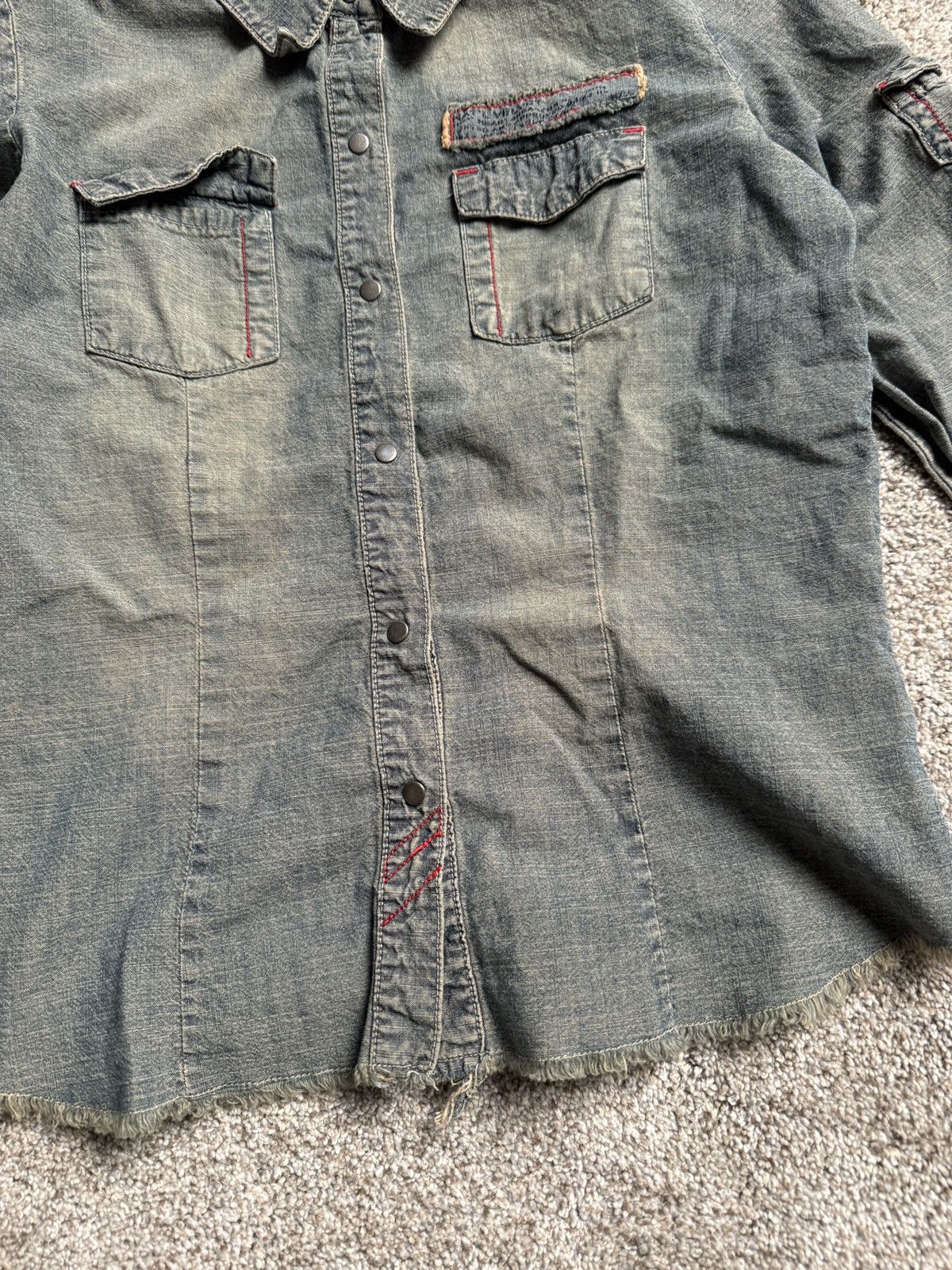 Other NAT’L VELVET SAND FADE “PATCHWORK” DENIM JACKET Size XS / US 0-2 / IT 36-38 - 3 Thumbnail