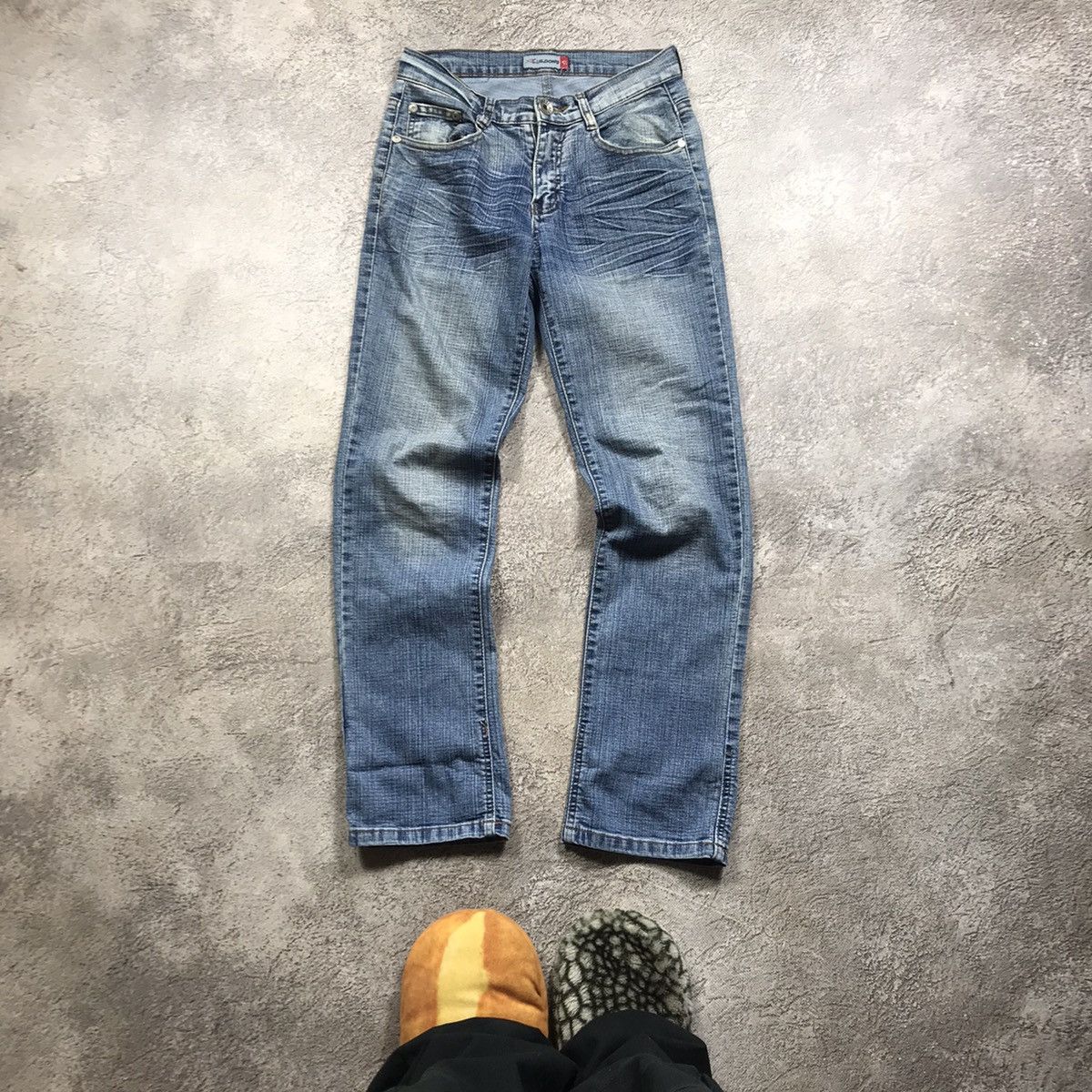 Vintage Vintage 90s Distressed Baggy Jeans Thrashed Grunge Skate 25 Size 25" / US 0 / IT 36 - 2 Thumbnail