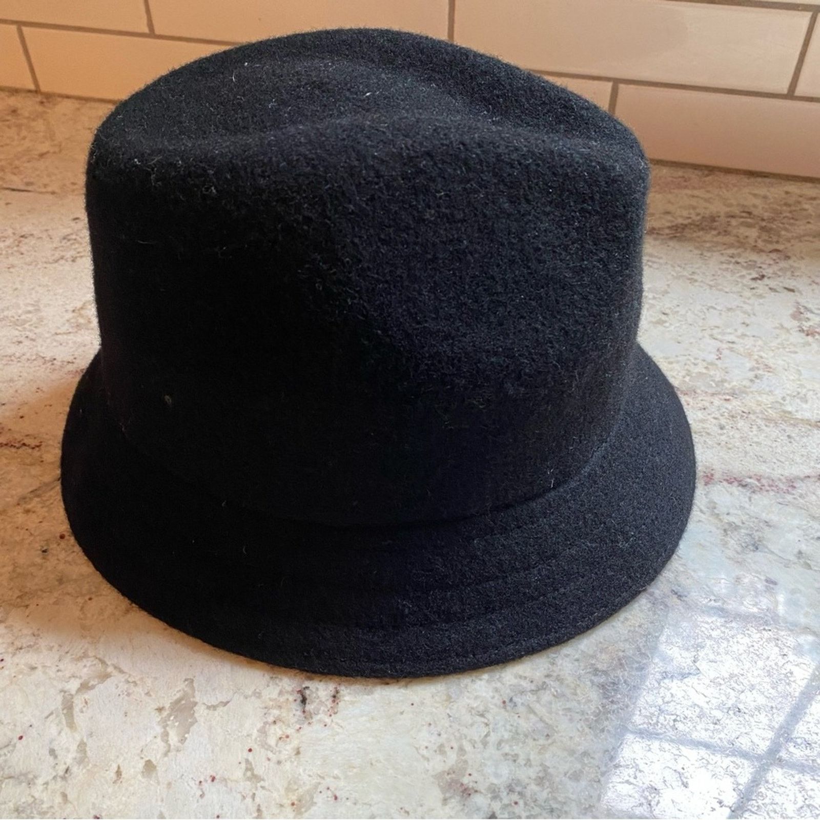 Kangol Kangol Wool Arnold Trilby Hat Black EUC Size 26 - 6 Thumbnail