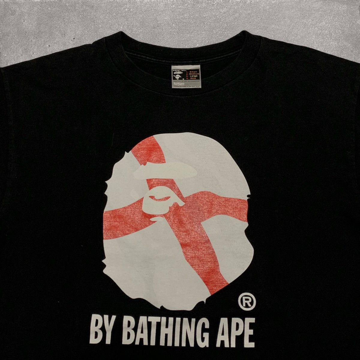 Bape Bape Large England By Bathing Ape Black Tee Vintage OG 90s Size US L / EU 52-54 / 3 - 3 Thumbnail