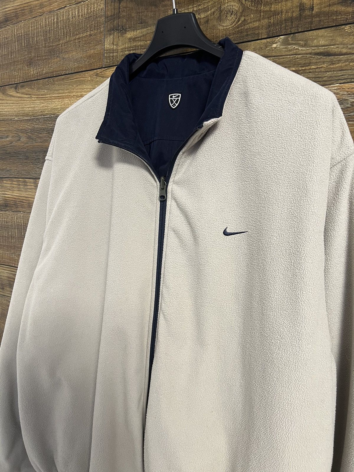 Nike NIKE GOLF Vintage Reversible Fleece/Nylon Jacket 90s 2 in 1 Size US L / EU 52-54 / 3 - 19 Thumbnail