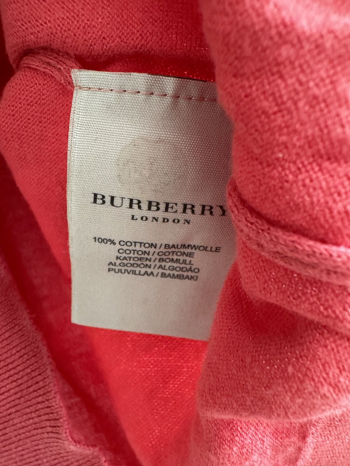 Burberry Burberry Longsleeve Sweater Mini Logo Size US S / EU 44-46 / 1 - 5 Thumbnail