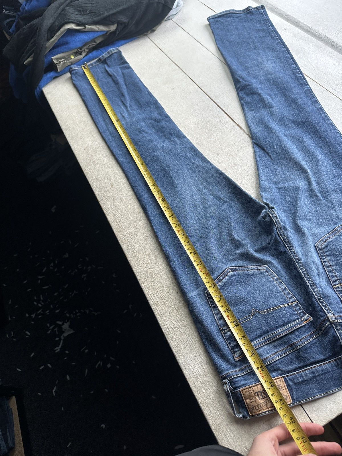 Diesel 🚨 DIESEL AVANT GARDE GOTHIC WOMEN JEANS LOGO IFSIXWASNINE Size 30" / US 8 / IT 44 - 12 Thumbnail