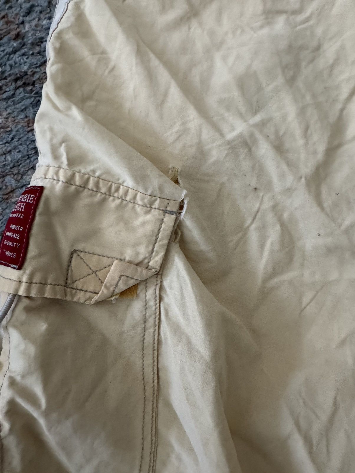 Abercrombie & Fitch VTG Abercrombie Cargo Shorts 32 Yellow Sundfaded Size US 32 / EU 48 - 3 Thumbnail