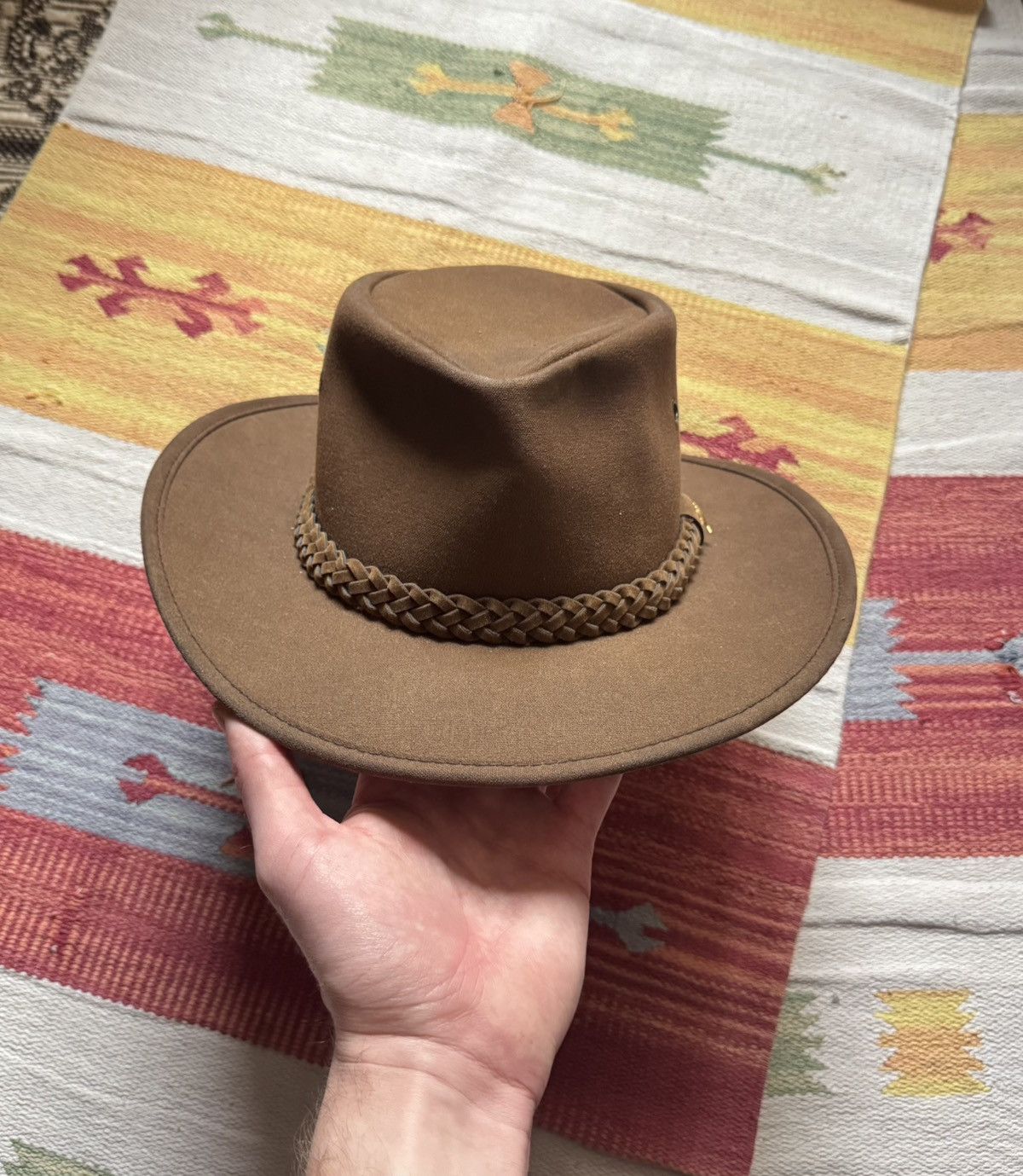 Stetson Vintage P. G. Field Sunfaded Australian Brown Cowboy Hat Size ONE SIZE - 2 Thumbnail