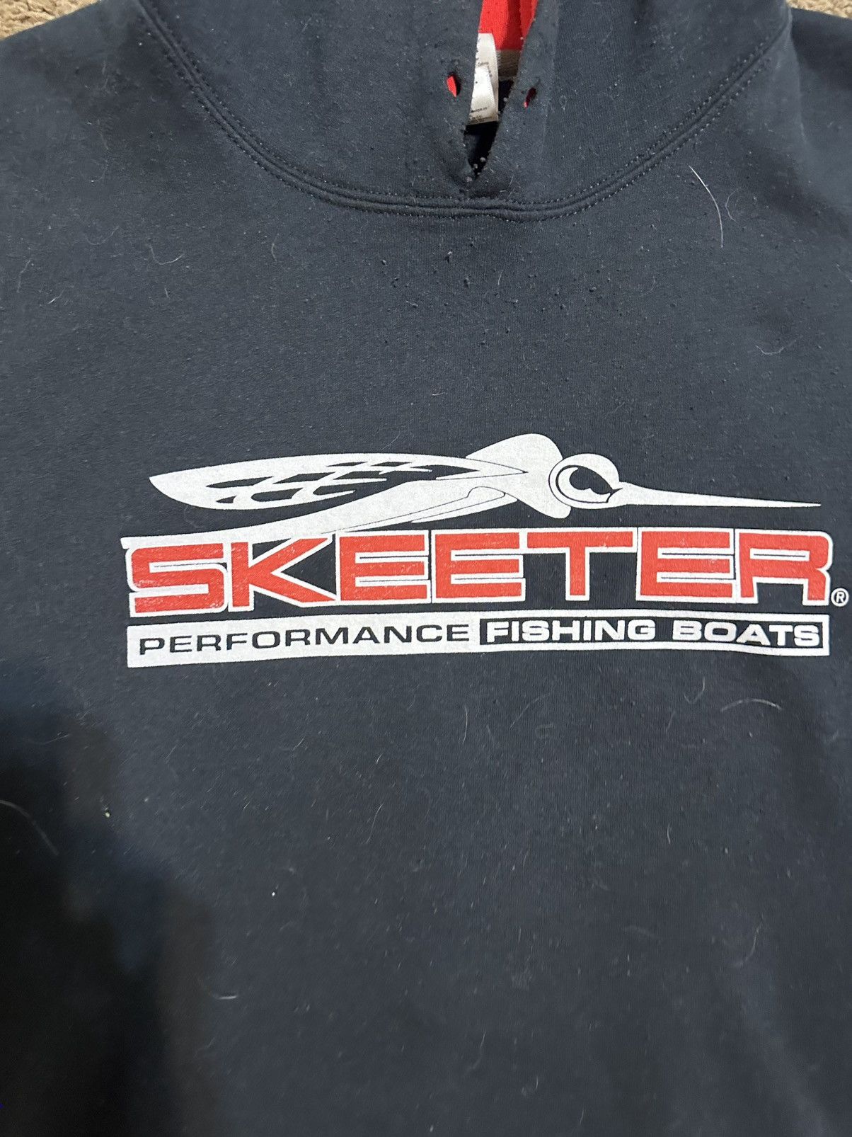 Gildan Vintage Skeeter eat sleep fish hoodie 00s size 3XL Size US XXL / EU 58 / 5 - 2 Thumbnail