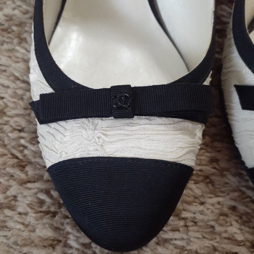 Chanel Chanel escarpins slingback shoes Size US 9.5 / IT 39.5 - 13 Thumbnail