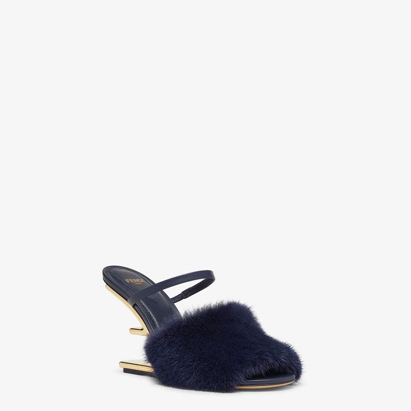 Fendi o1s1wg110226 First Mules in Black Size US 10 / IT 40 - 2 Thumbnail