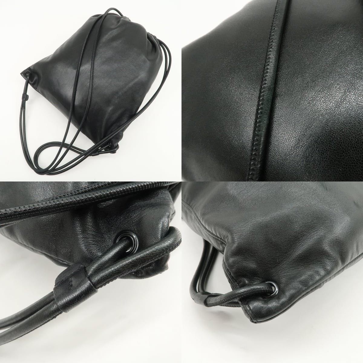 Saint Laurent Paris Saint Laurent Lambskin Drawstring Backpack Size ONE SIZE - 4 Thumbnail