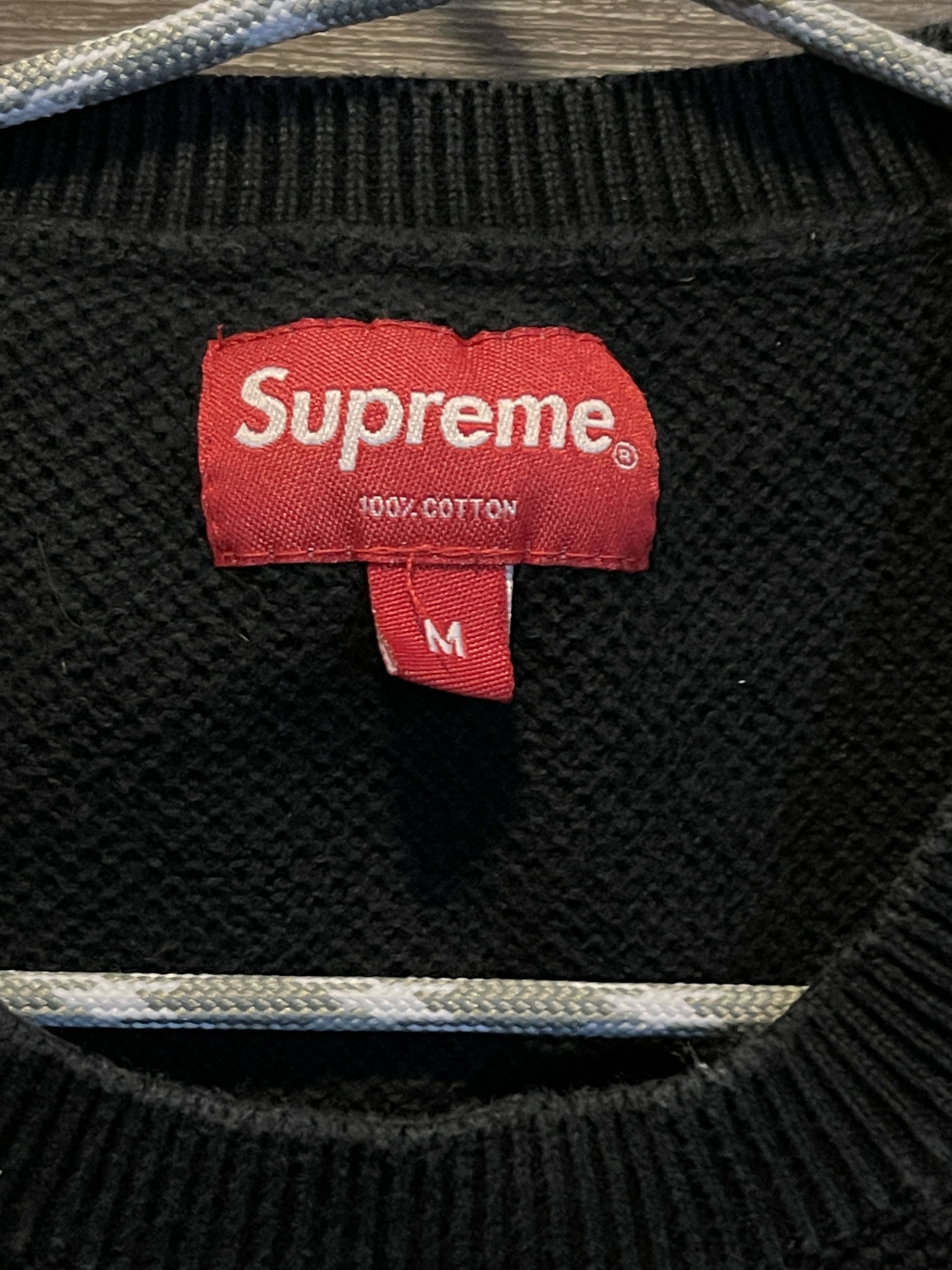 Supreme Supreme Split Pique Crewneck FW17 Size M Size US M / EU 48-50 / 2 - 3 Thumbnail
