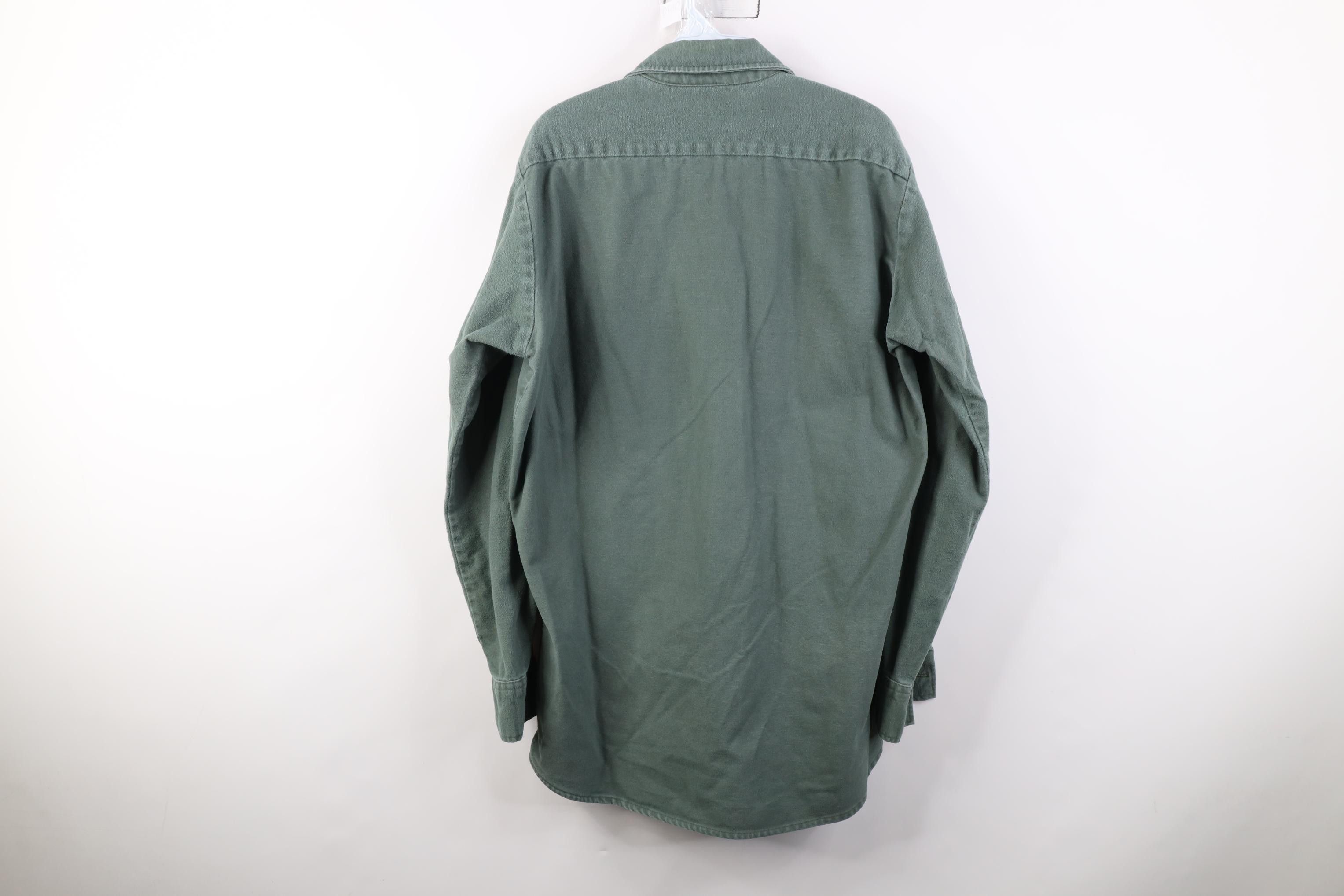 Vintage Vintage 90s Streetwear Deer Buck Chamois Cloth Button Shirt Size US L / EU 52-54 / 3 - 11 Thumbnail