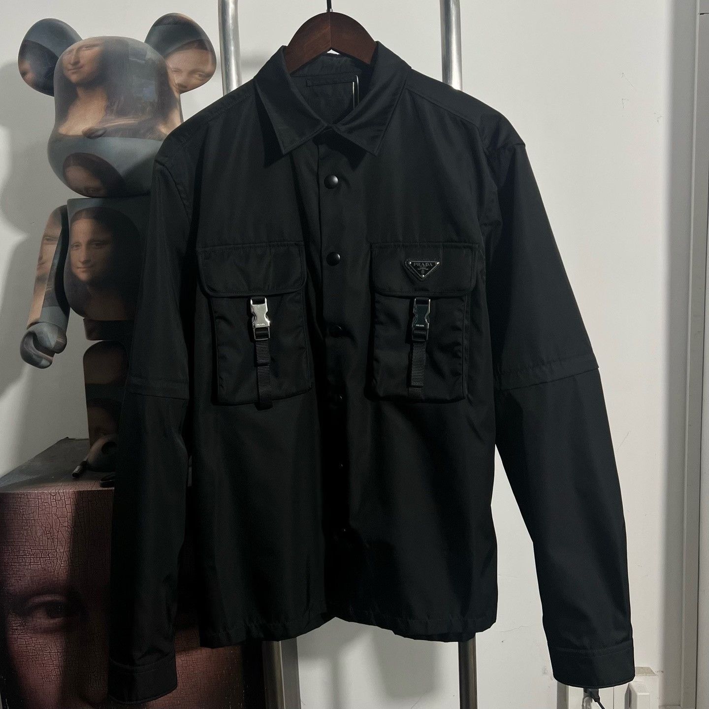 Prada Prada Black Light Jacket m Men Size US M / EU 48-50 / 2 - 1 Thumbnail