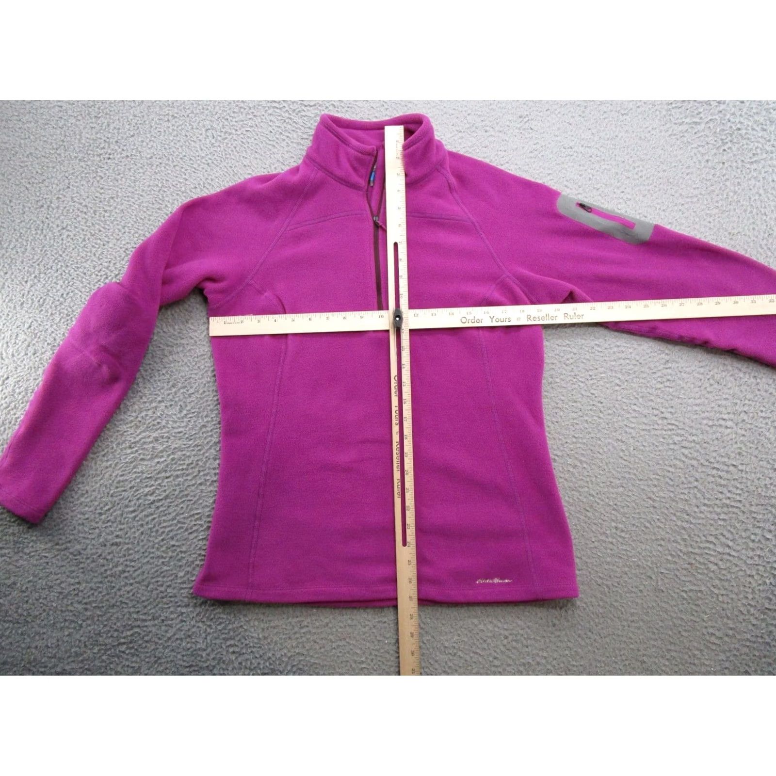 Eddie Bauer Eddie Bauer Fleece Pullover Women's Purple 1/4 Zip Size L Polartec First Ascent Jacket Size L / US 10 / IT 46 - 5 Thumbnail