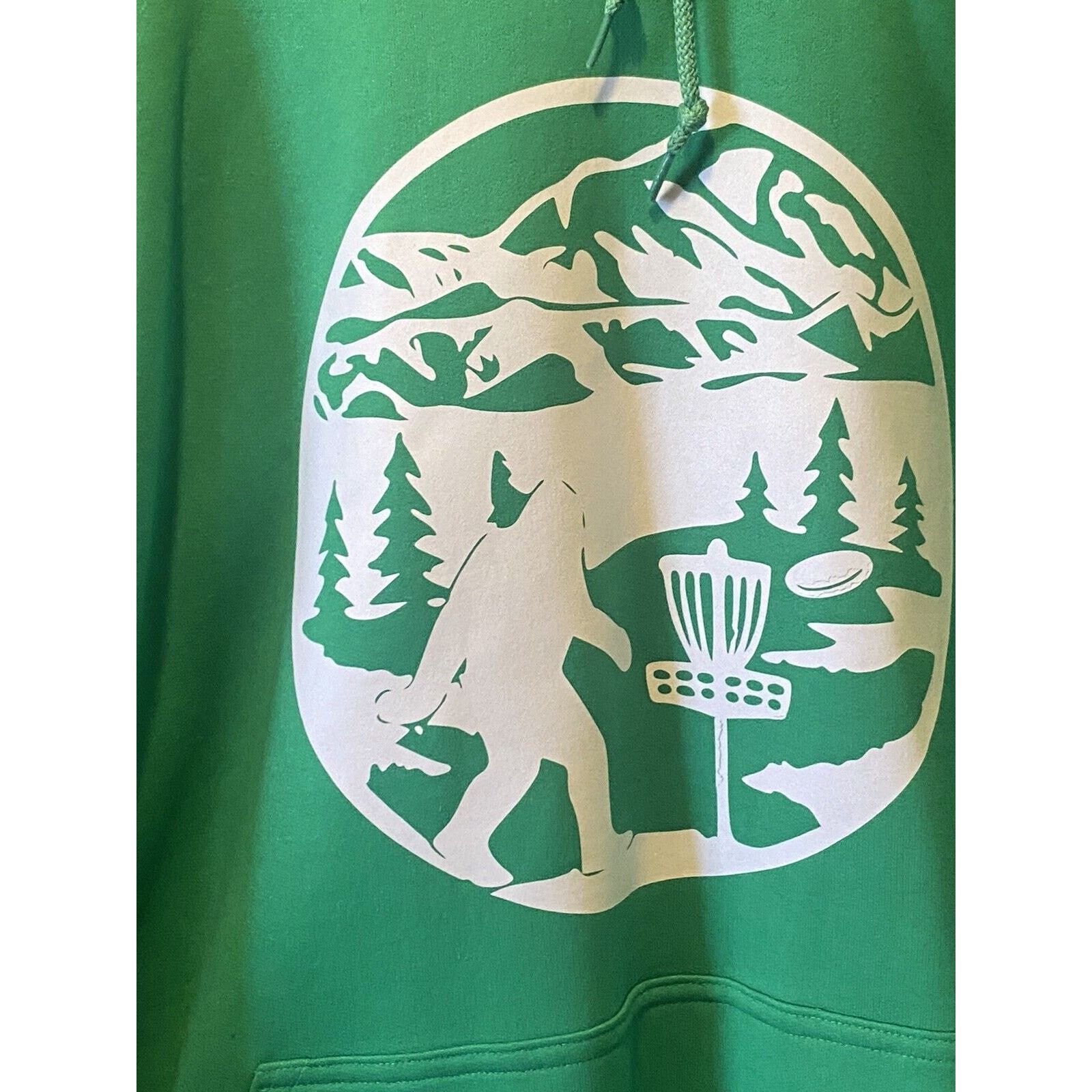 Gildan Disc Golf 3XL SASQUATCH Vinyl Logo Sweatshirt Green Size US XXL / EU 58 / 5 - 8 Thumbnail