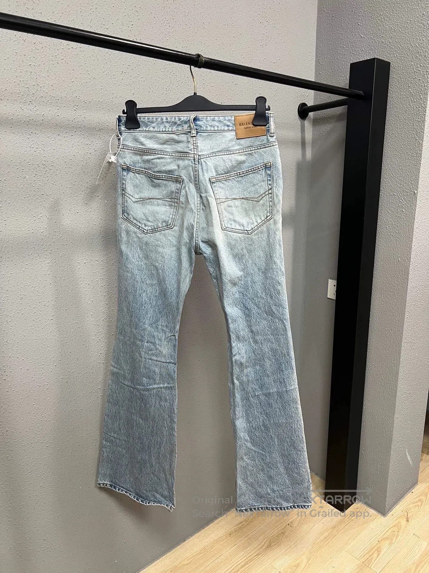 Balenciaga Balenciaga Washed Denim Flare Jeans. Size US 26 / EU 42 - 2 Thumbnail