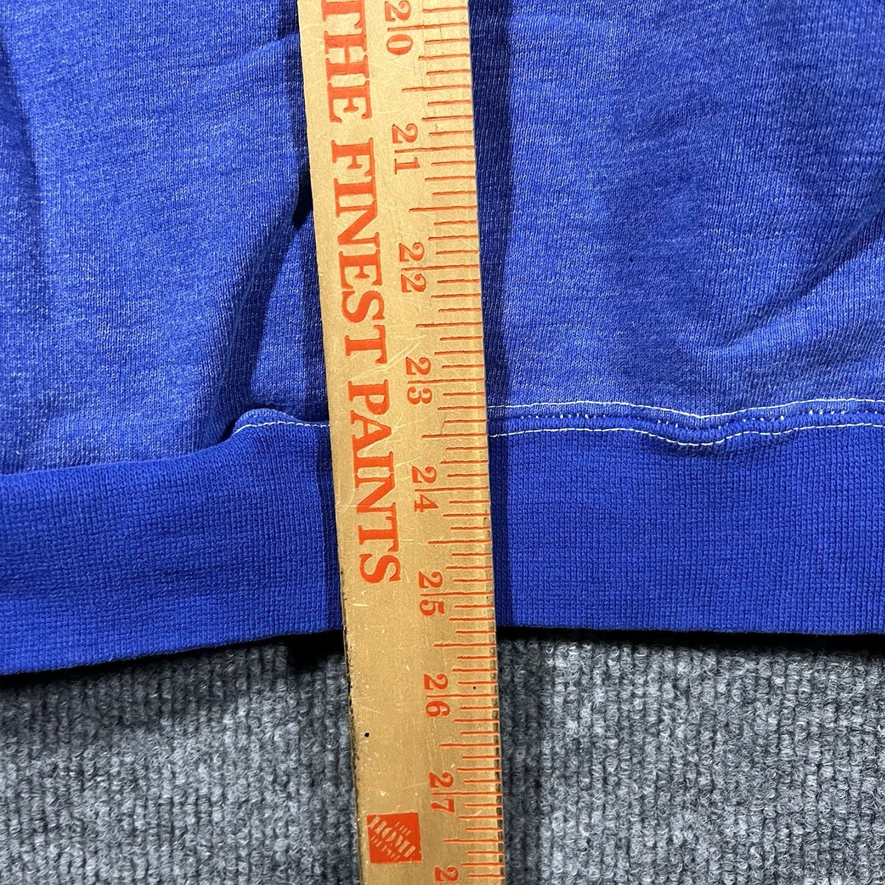 Vintage VINTAGE 70s 80s Heavyweight Cotton Crewneck Sweatshirt Blue Pockets Mens L Size US L / EU 52-54 / 3 - 6 Thumbnail