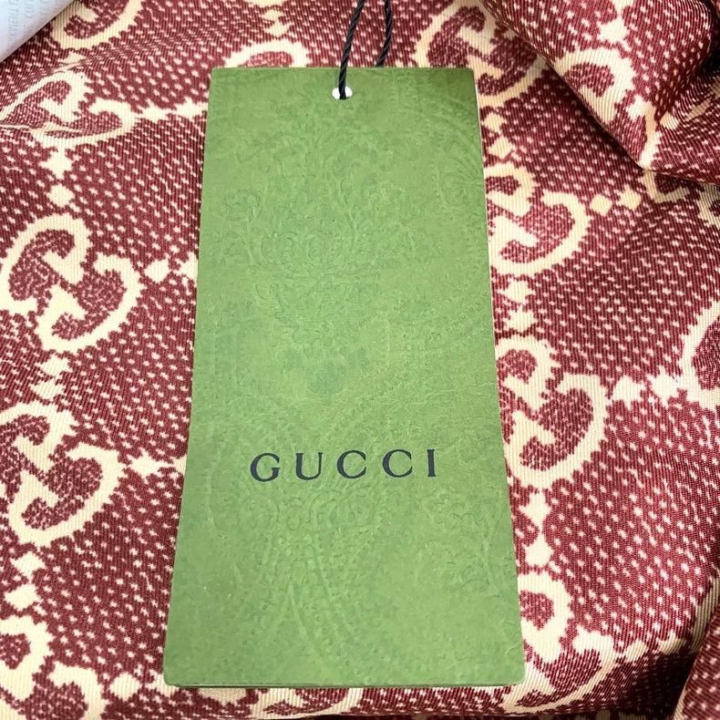 Gucci GucciBrown logo double G full print half zipper high collar Size XS / US 0-2 / IT 36-38 - 8 Thumbnail