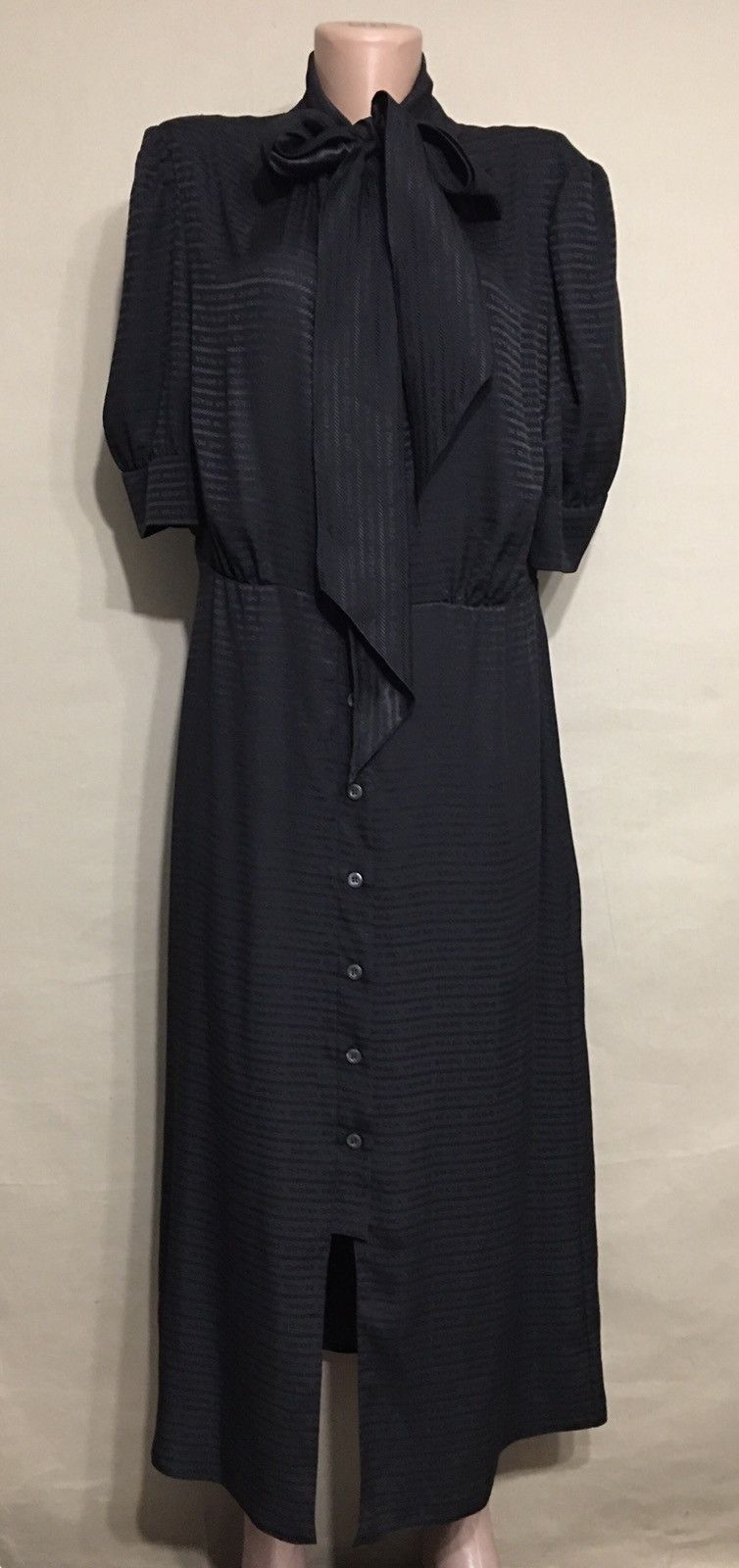 Prada PRADA x Raf Simons F/W 2022 Silk Jacquard Logo Dress IT 44 Size M / US 6-8 / IT 42-44 - 6 Thumbnail